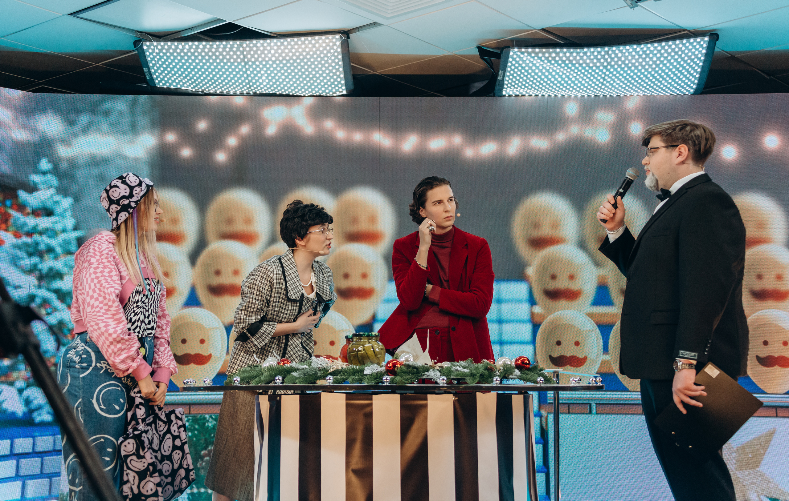 Съемка новогоднего шоу. Фотограф Виктория Дунаевская в Санкт Петербурге