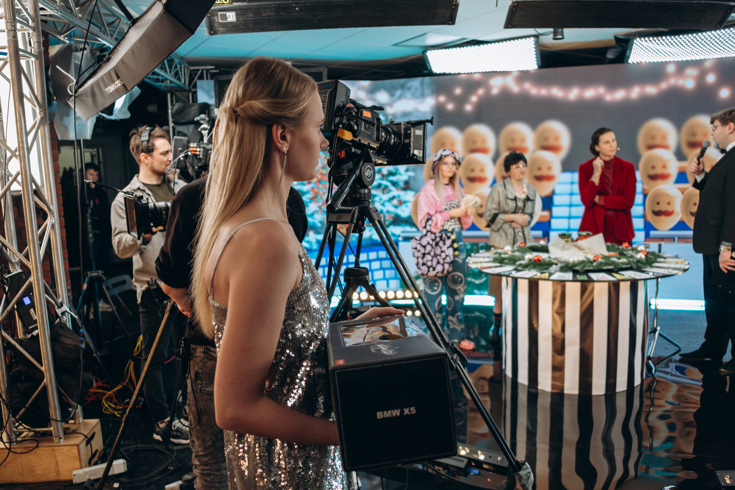 Съемка новогоднего шоу. Фотограф Виктория Дунаевская в Санкт Петербурге