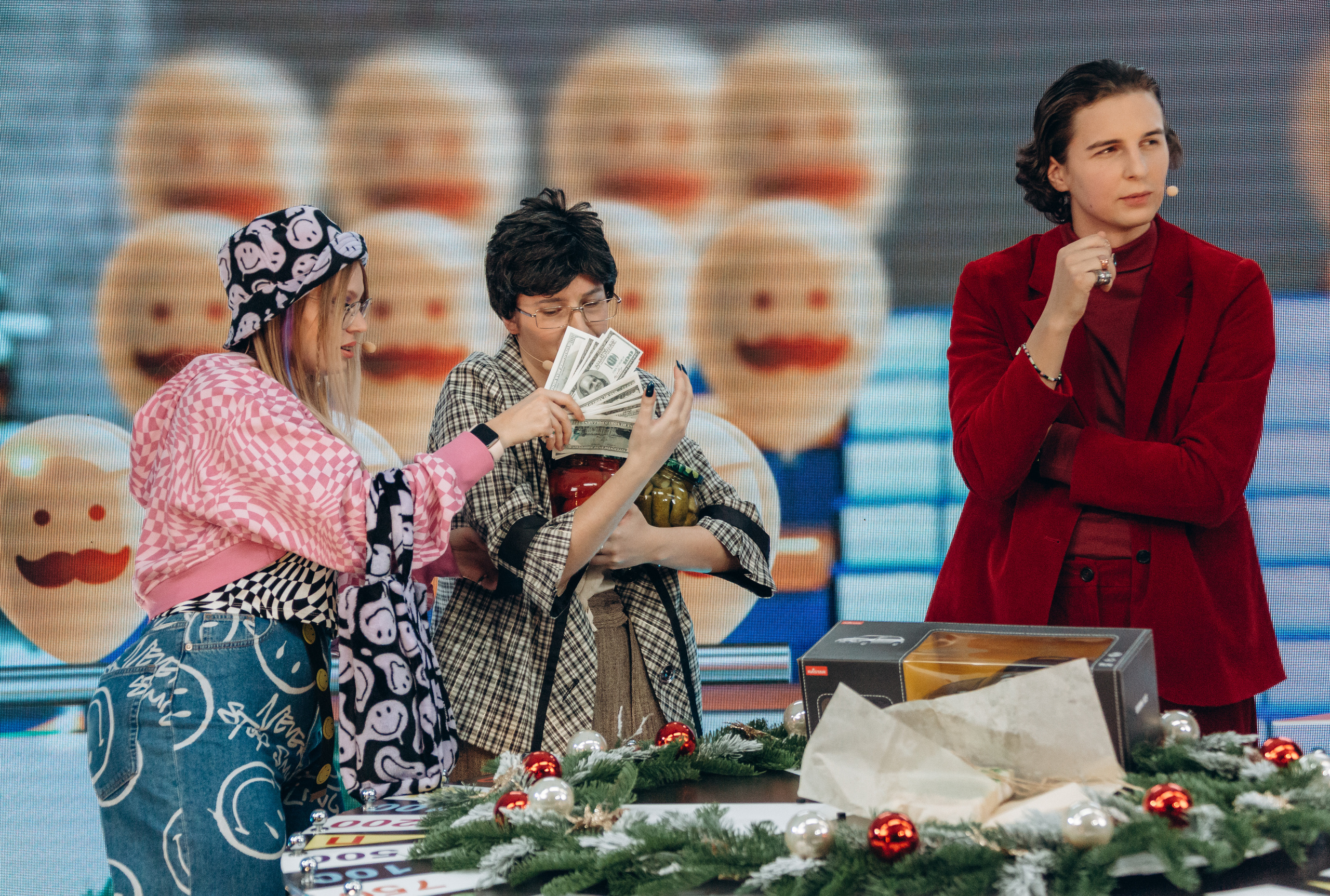 Съемка новогоднего шоу. Фотограф Виктория Дунаевская в Санкт Петербурге