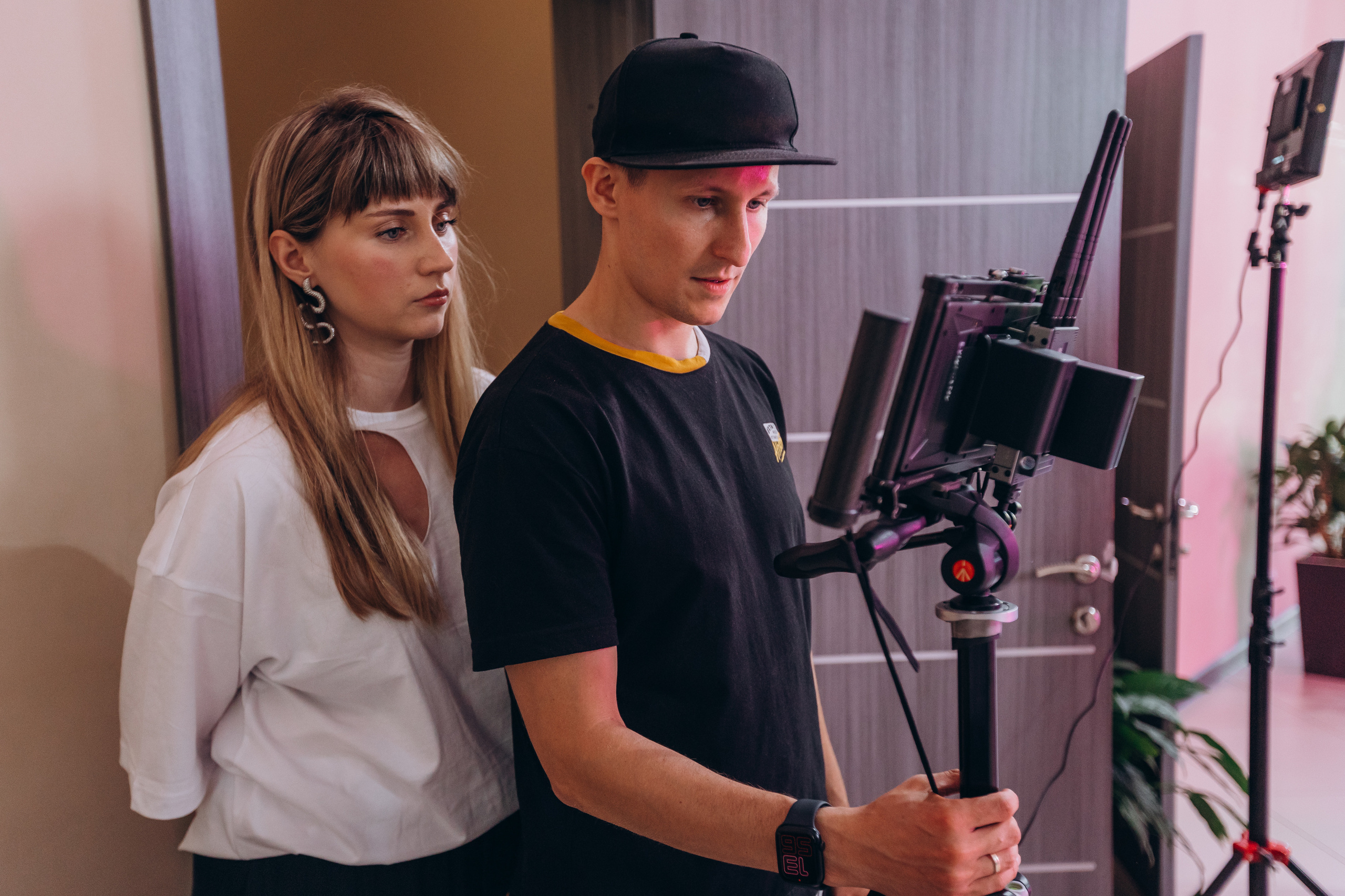 Съемка клипа. Фотограф Виктория Дунаевская в Санкт Петербурге