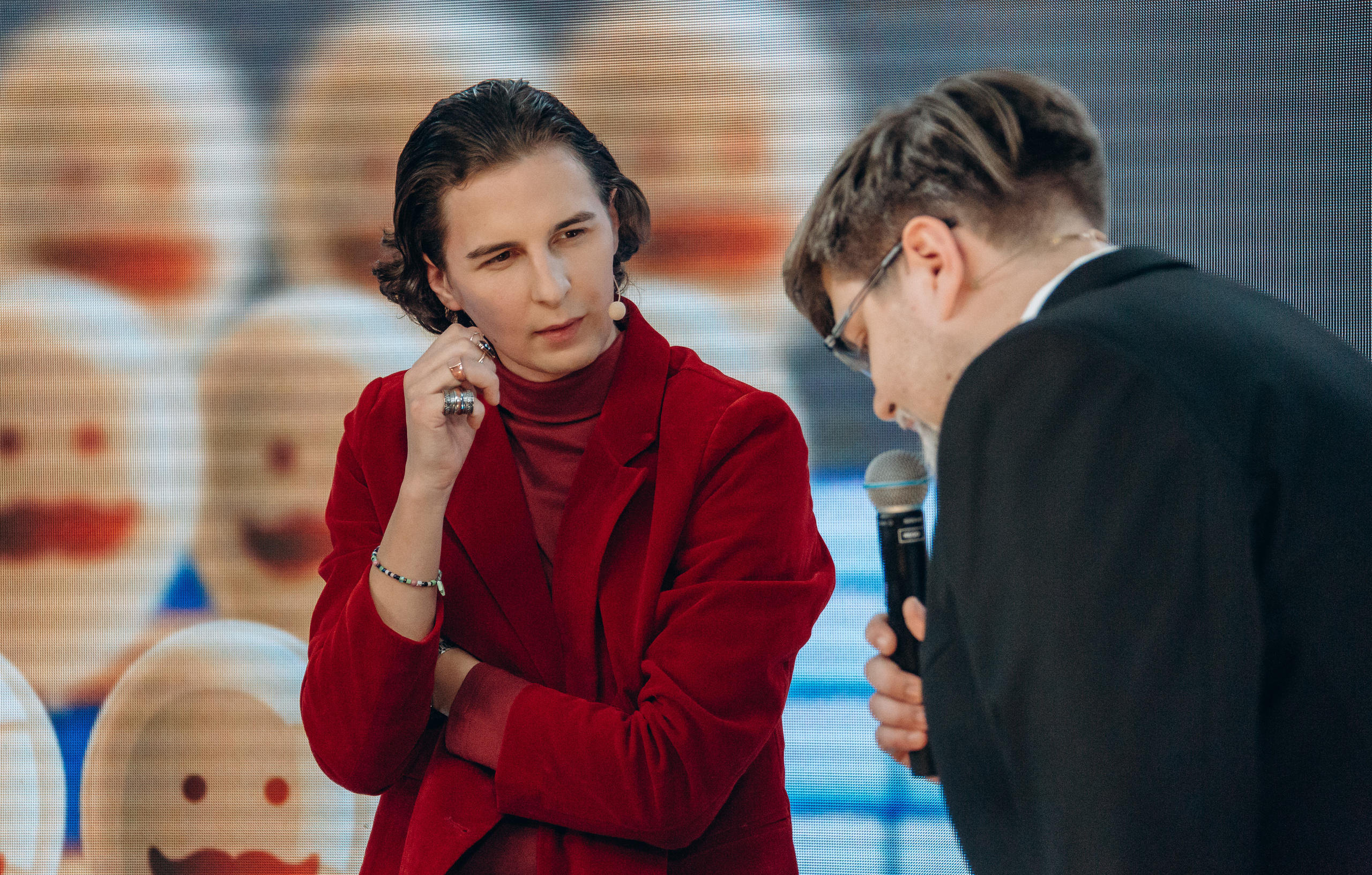 Съемка новогоднего шоу. Фотограф Виктория Дунаевская в Санкт Петербурге