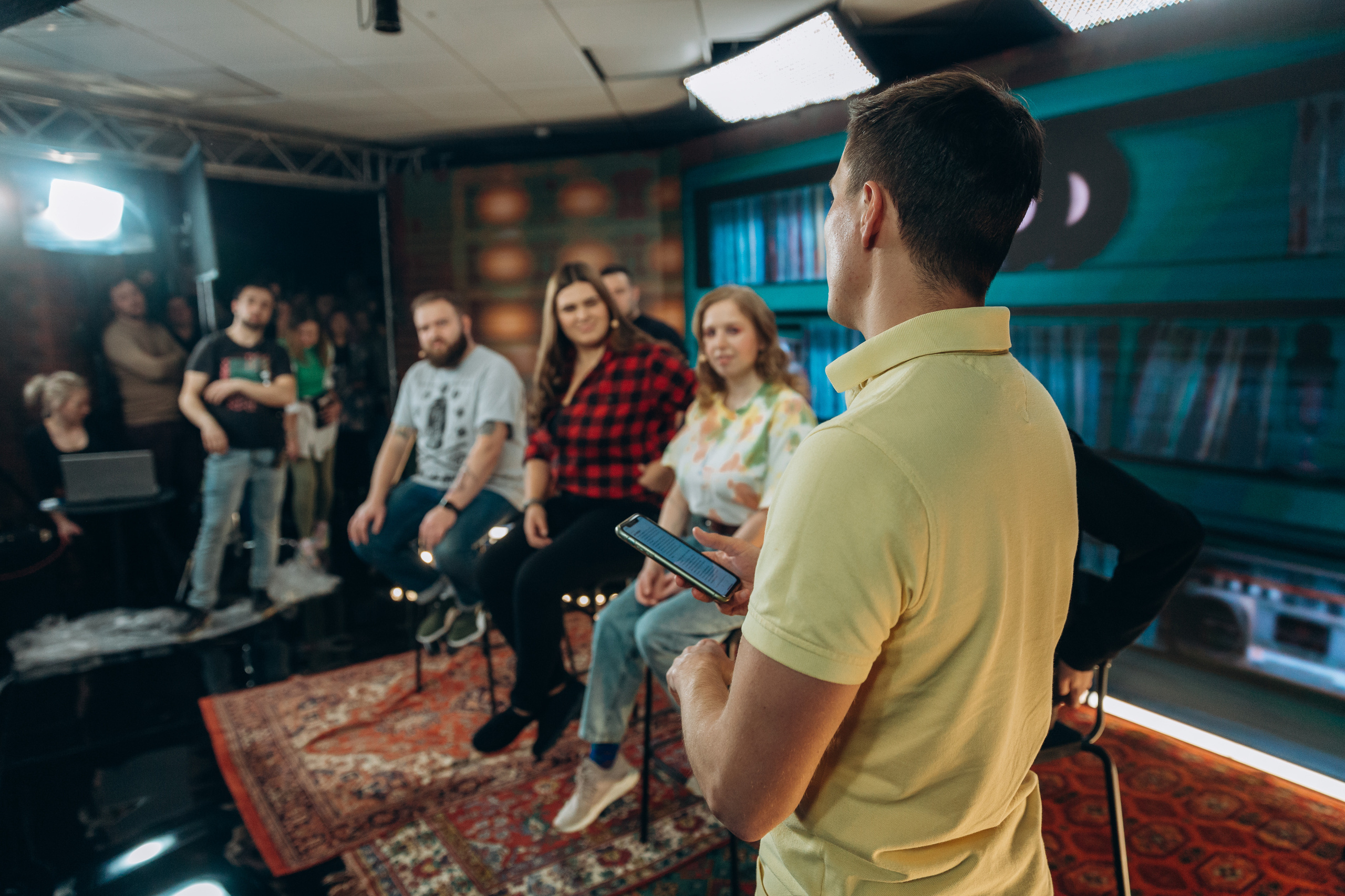 Съемка новогоднего шоу. Фотограф Виктория Дунаевская в Санкт Петербурге