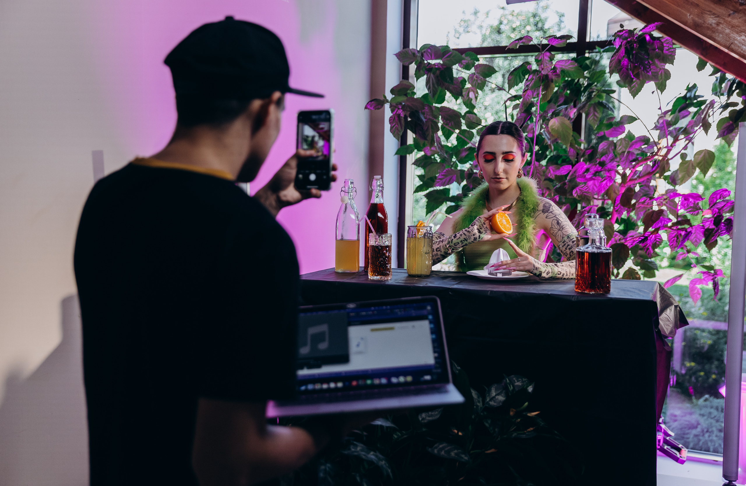 Съемка клипа. Фотограф Виктория Дунаевская в Санкт Петербурге