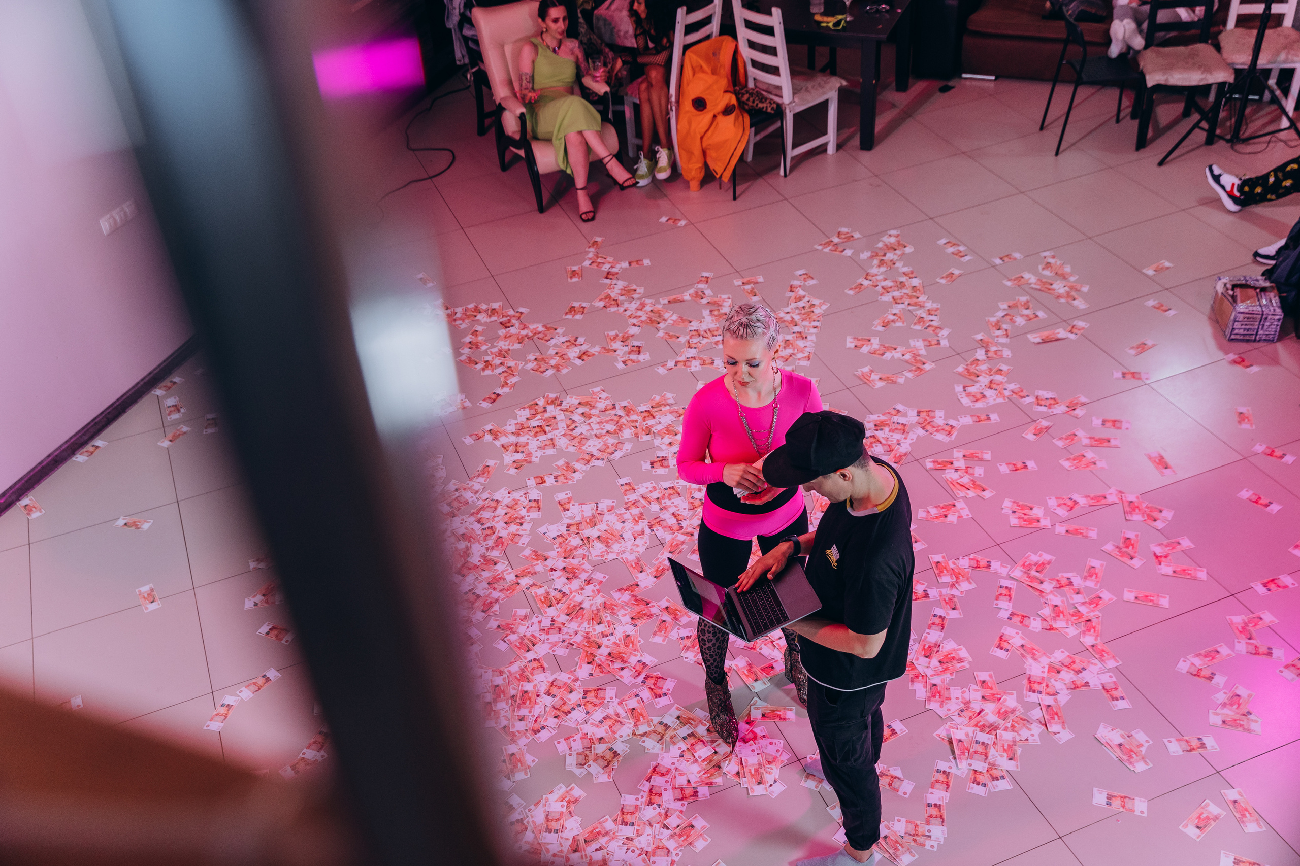 Съемка клипа. Фотограф Виктория Дунаевская в Санкт Петербурге