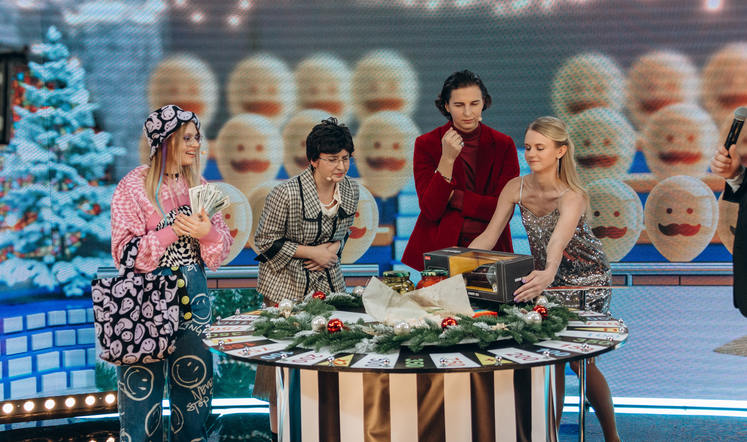 Съемка новогоднего шоу. Фотограф Виктория Дунаевская в Санкт Петербурге