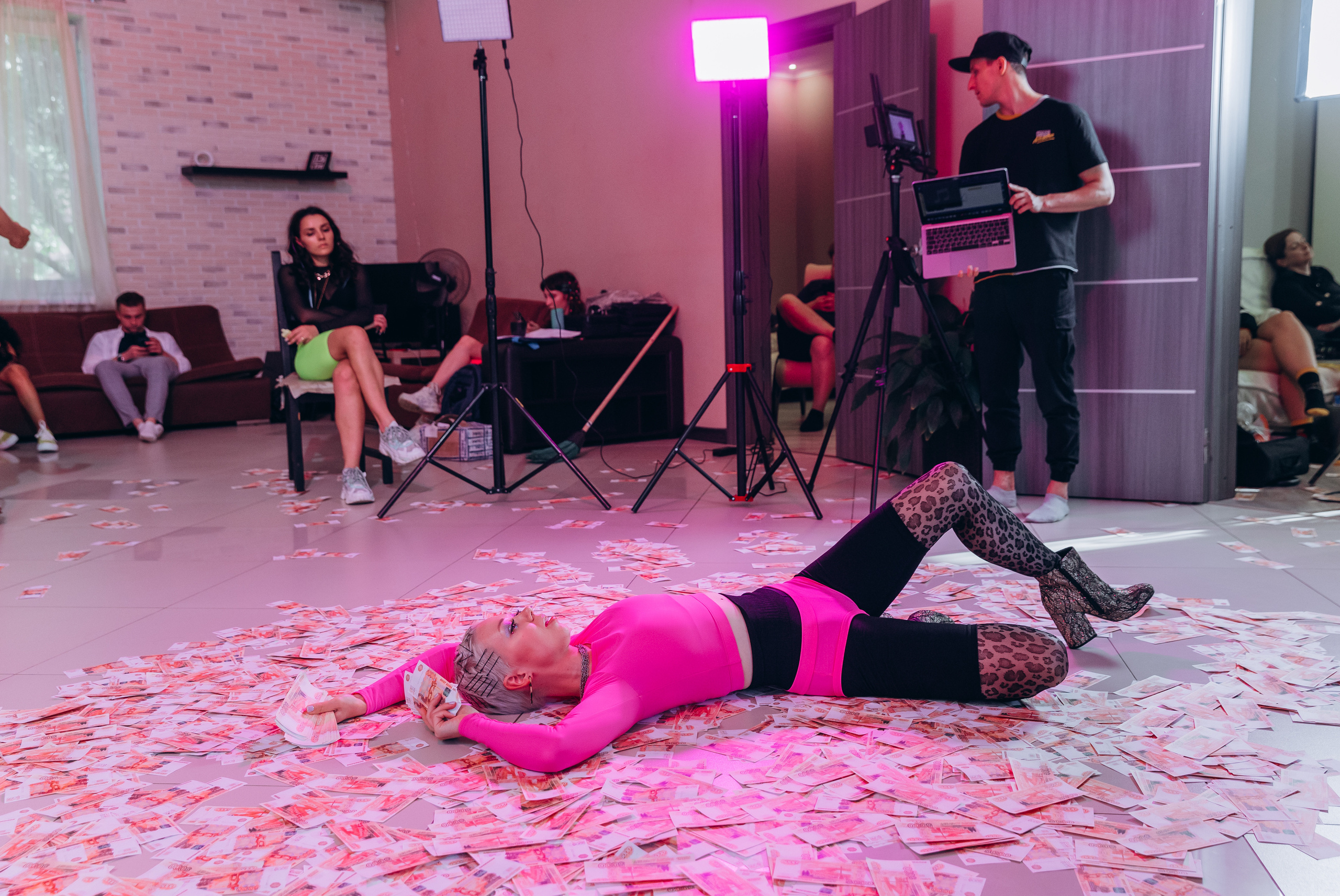 Съемка клипа. Фотограф Виктория Дунаевская в Санкт Петербурге