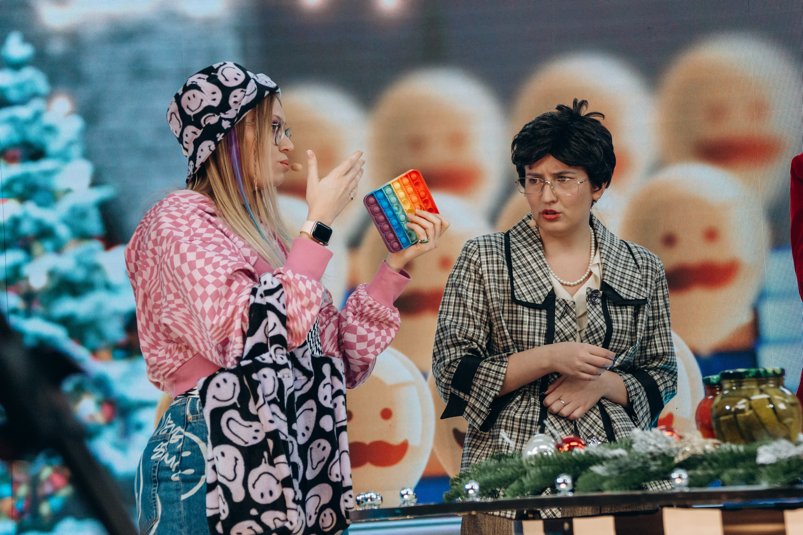 Съемка новогоднего шоу. Фотограф Виктория Дунаевская в Санкт Петербурге