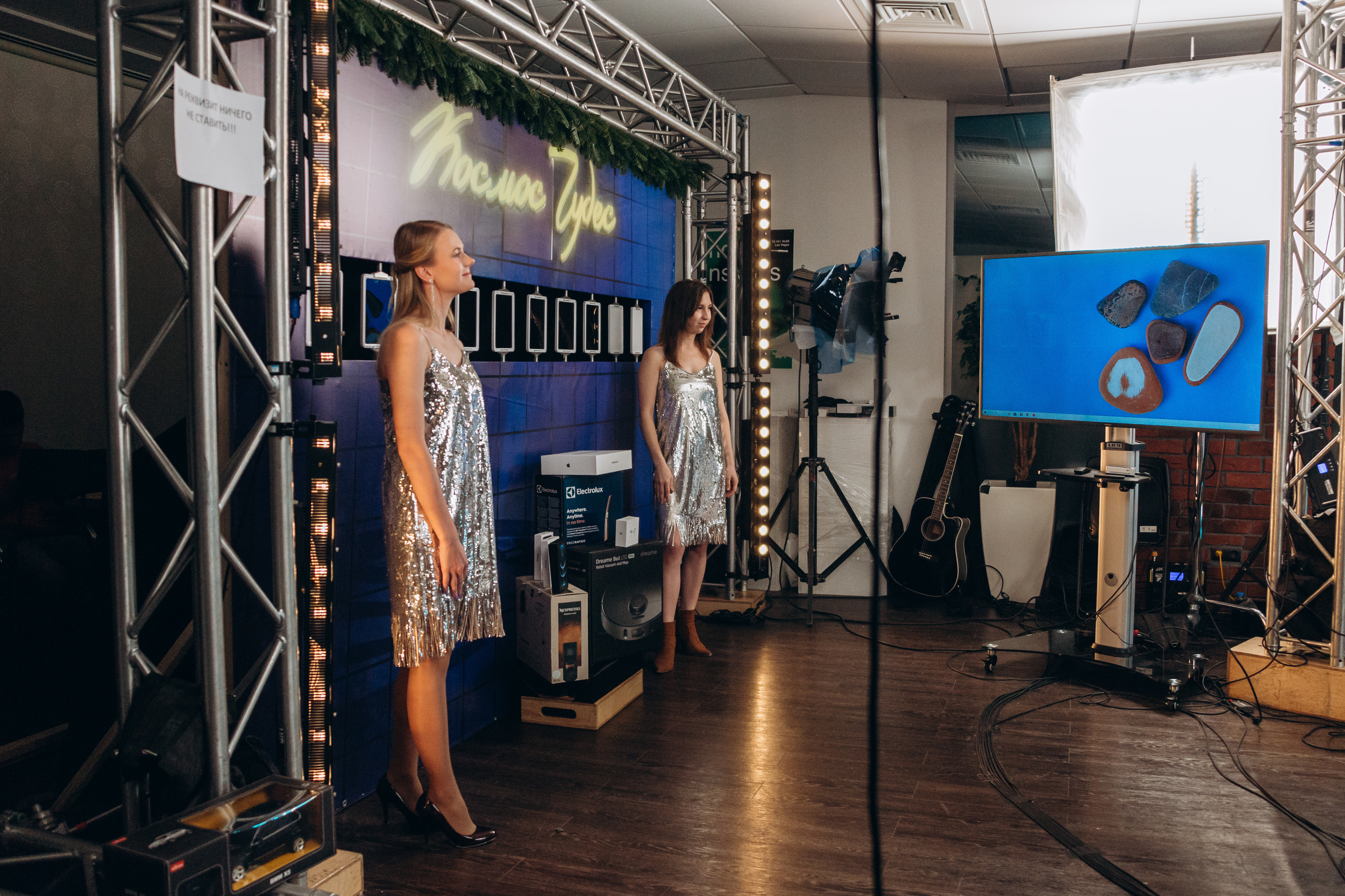Съемка новогоднего шоу. Фотограф Виктория Дунаевская в Санкт Петербурге