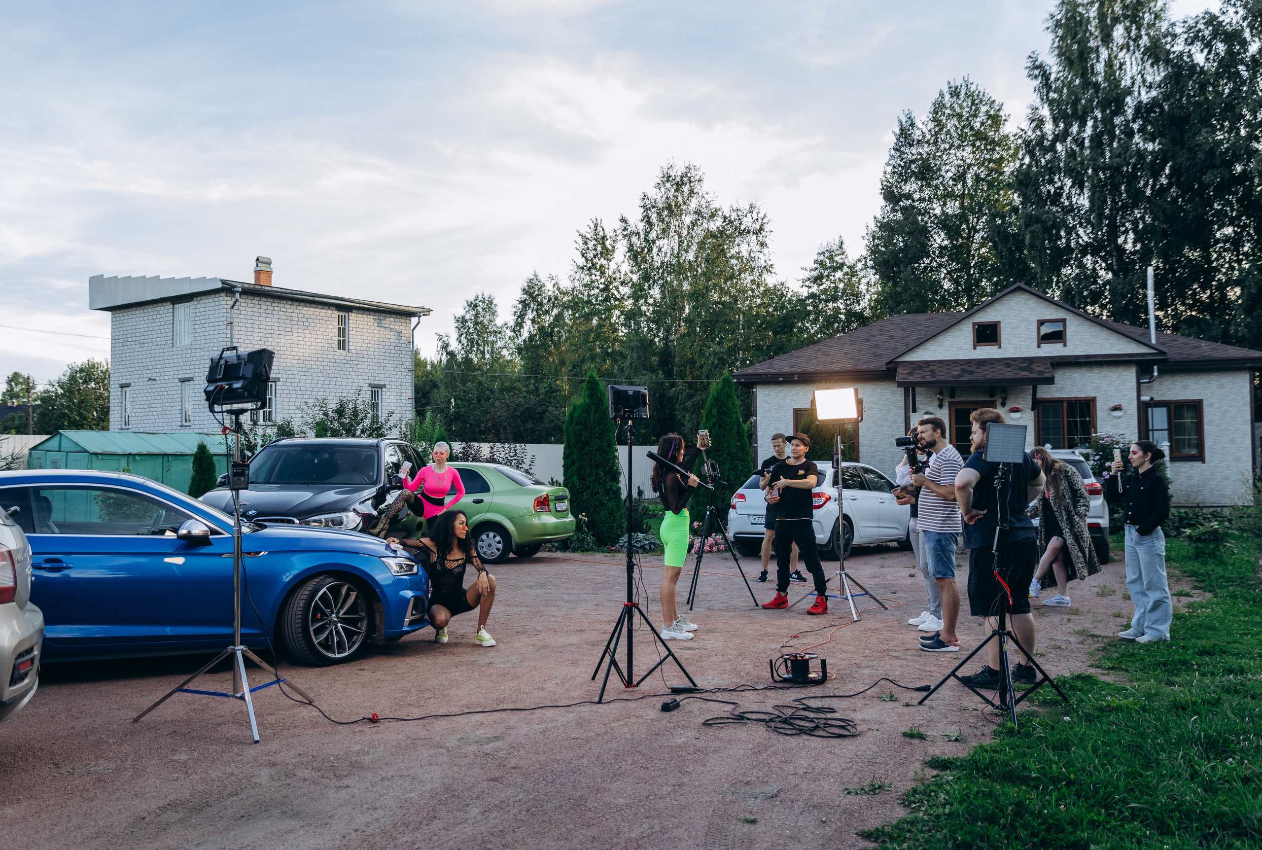 Съемка клипа. Фотограф Виктория Дунаевская в Санкт Петербурге