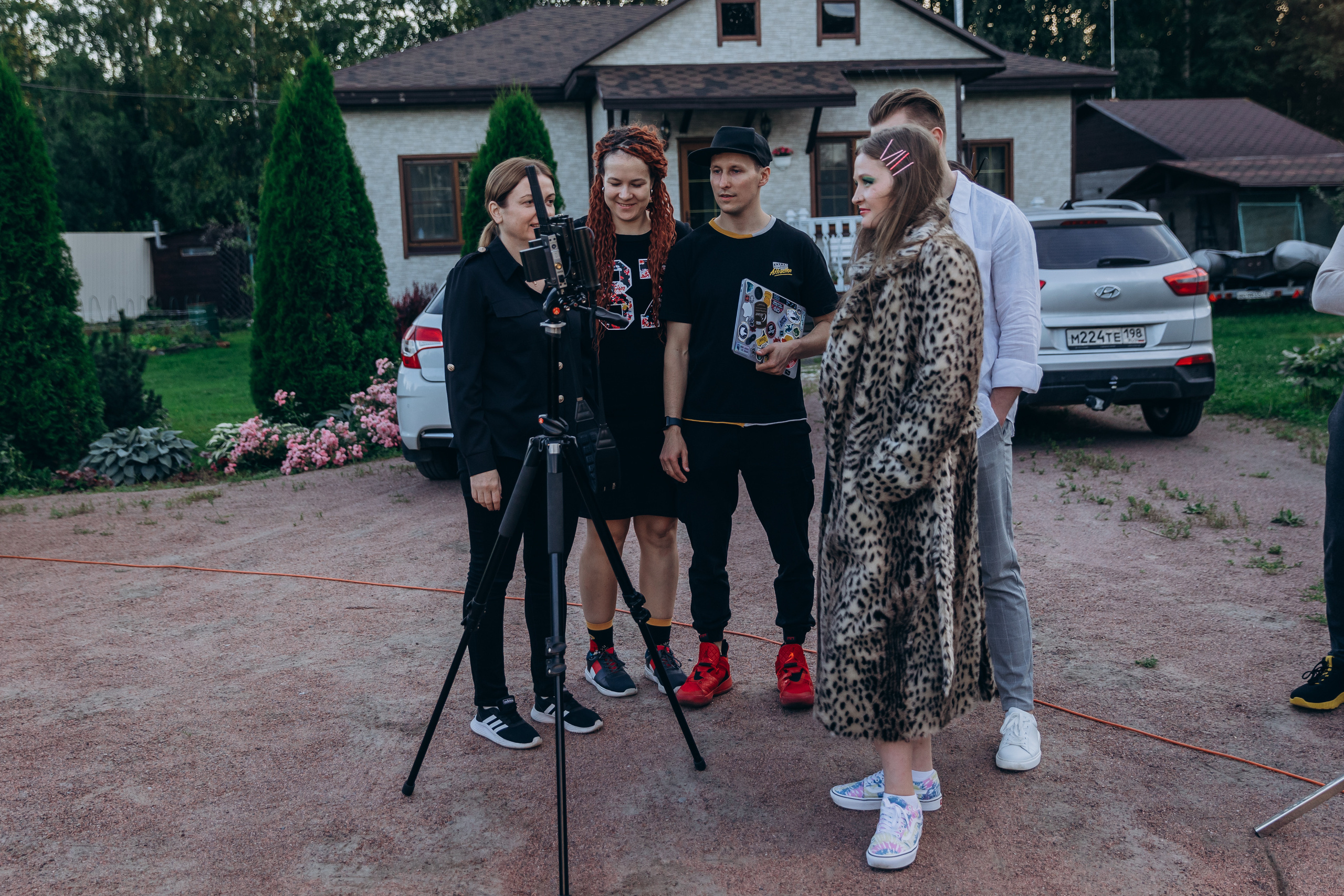 Съемка клипа. Фотограф Виктория Дунаевская в Санкт Петербурге