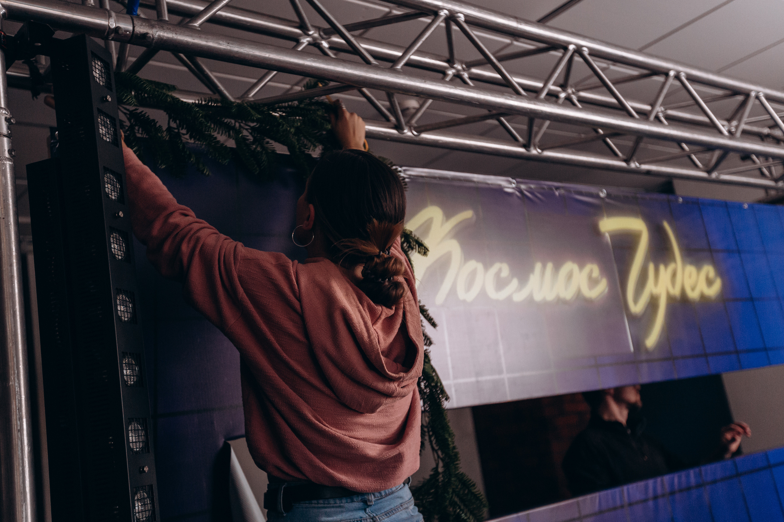 Съемка новогоднего шоу. Фотограф Виктория Дунаевская в Санкт Петербурге