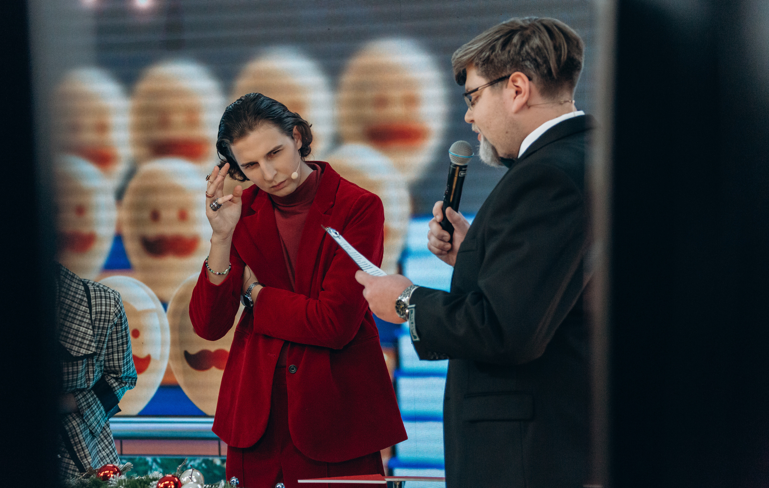 Съемка новогоднего шоу. Фотограф Виктория Дунаевская в Санкт Петербурге