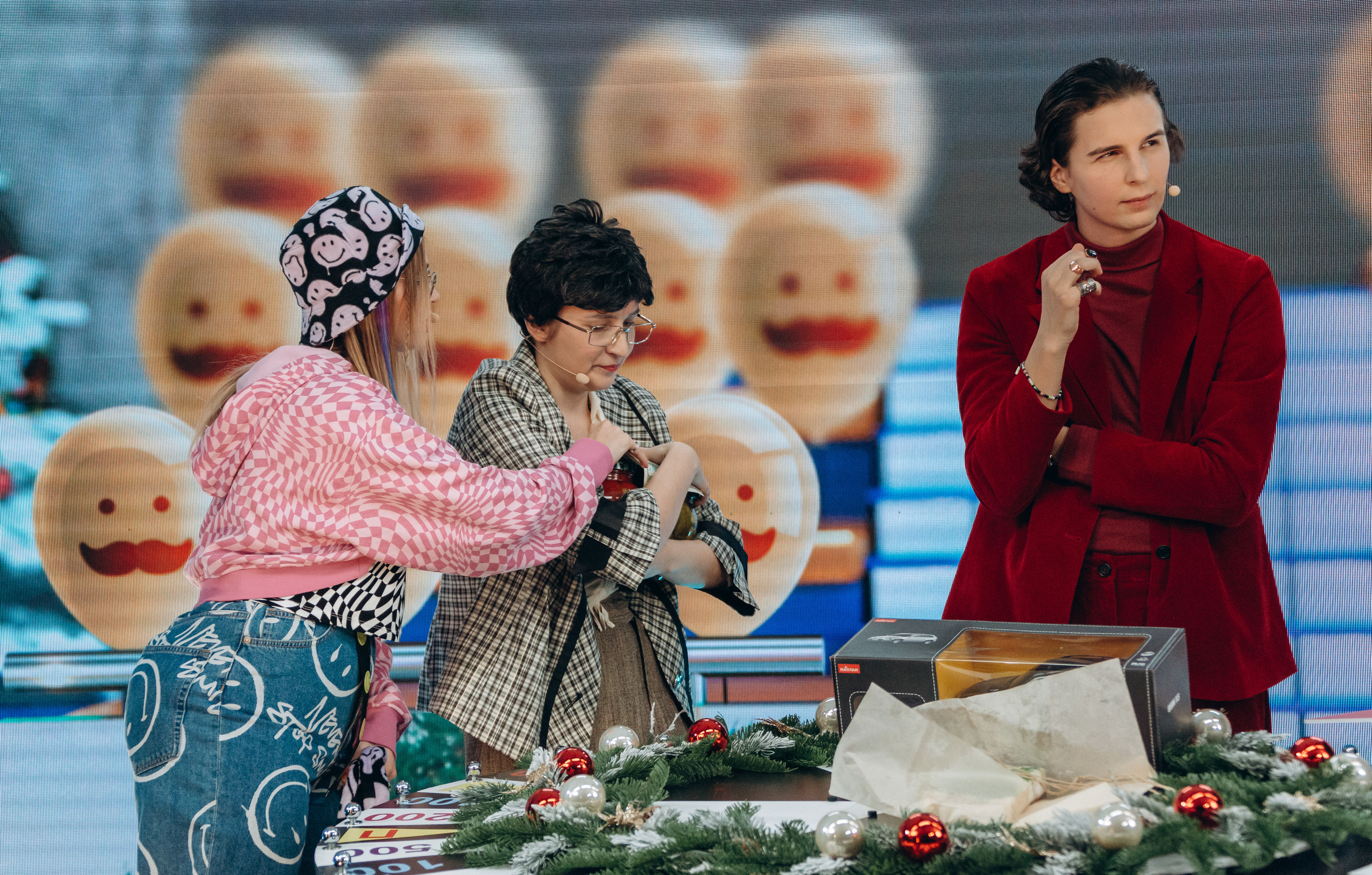 Съемка новогоднего шоу. Фотограф Виктория Дунаевская в Санкт Петербурге