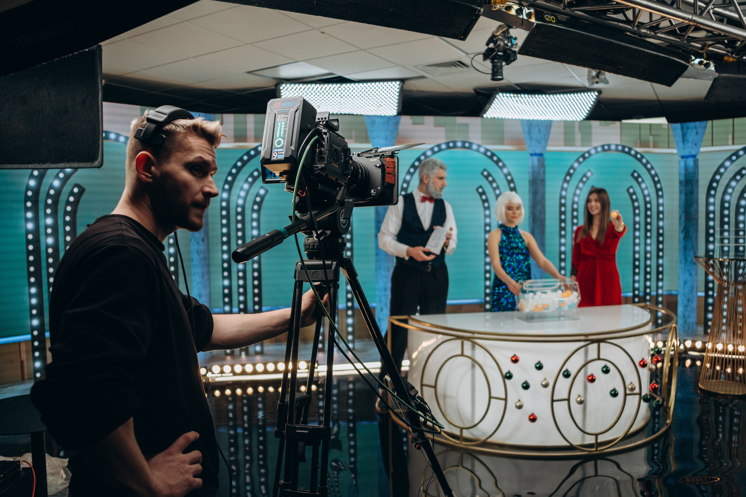 Съемка новогоднего шоу. Фотограф Виктория Дунаевская в Санкт Петербурге