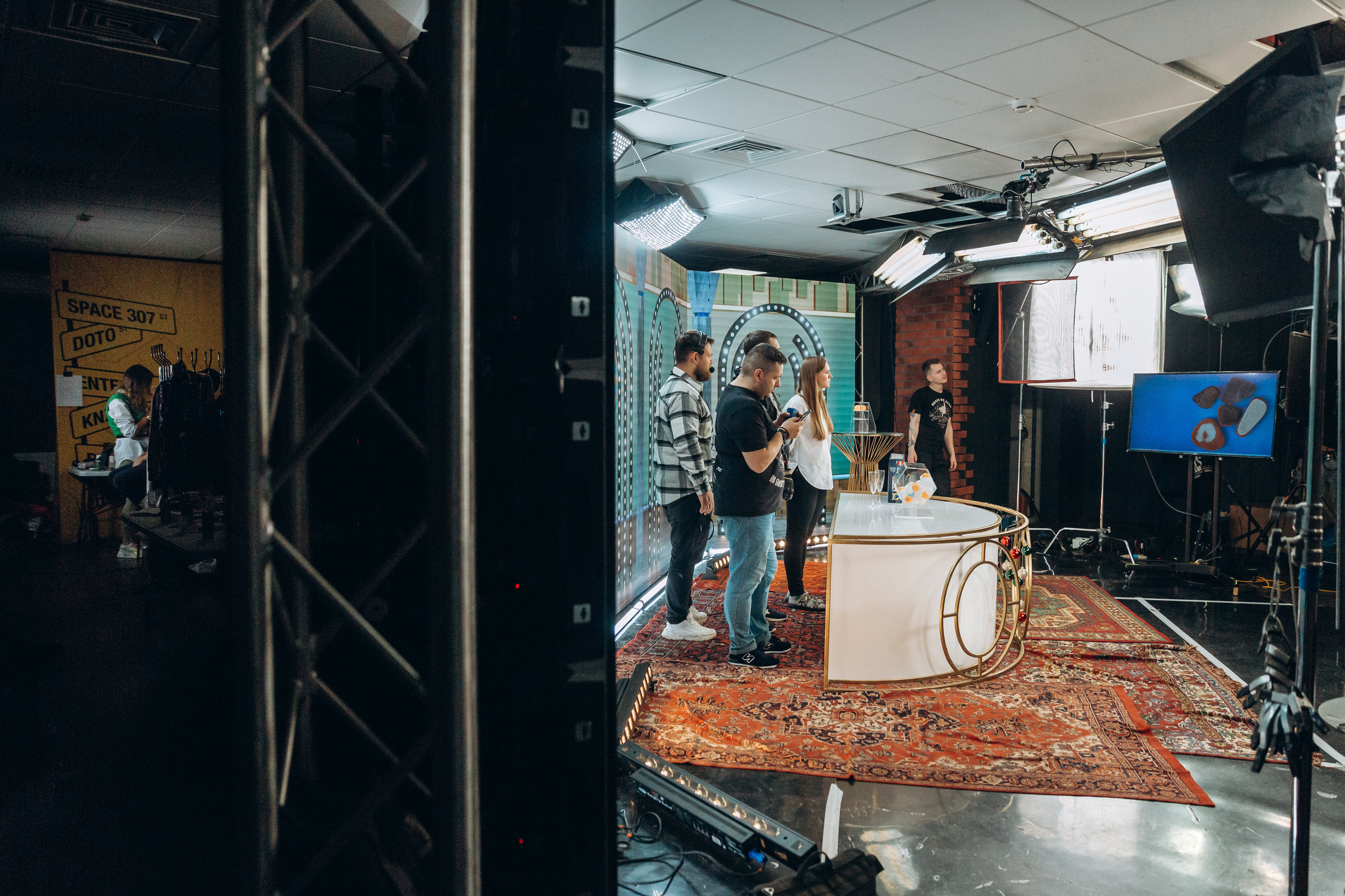 Съемка новогоднего шоу. Фотограф Виктория Дунаевская в Санкт Петербурге