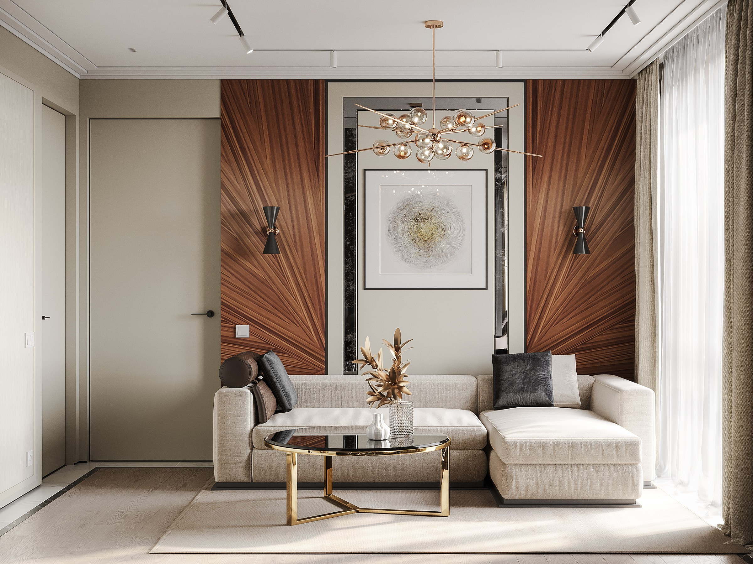 Проект Волгоградский 209 м². Студия 3D визуализации