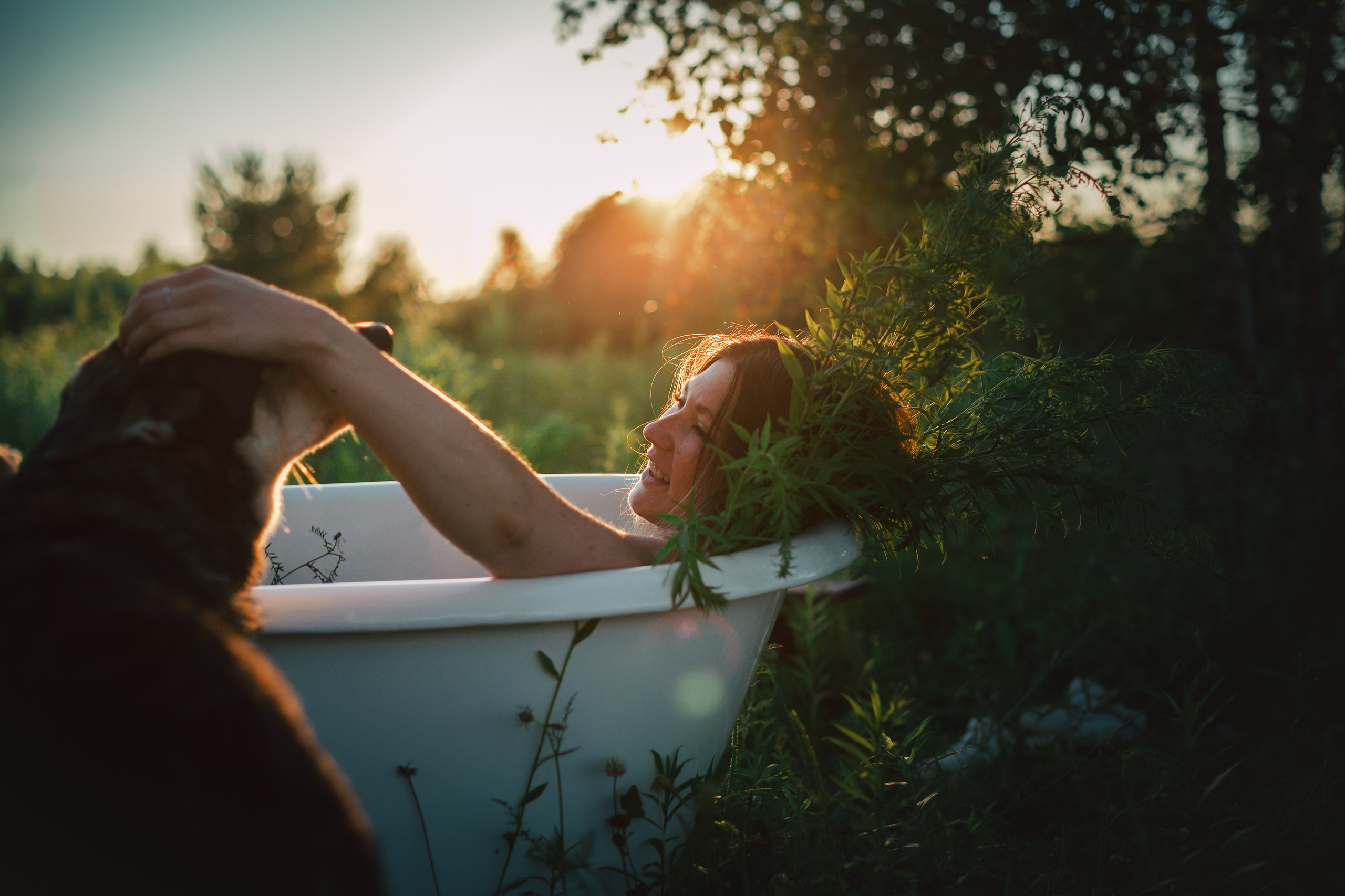 Ванна в поле. Фотограф-анималист Татьяна Степанова