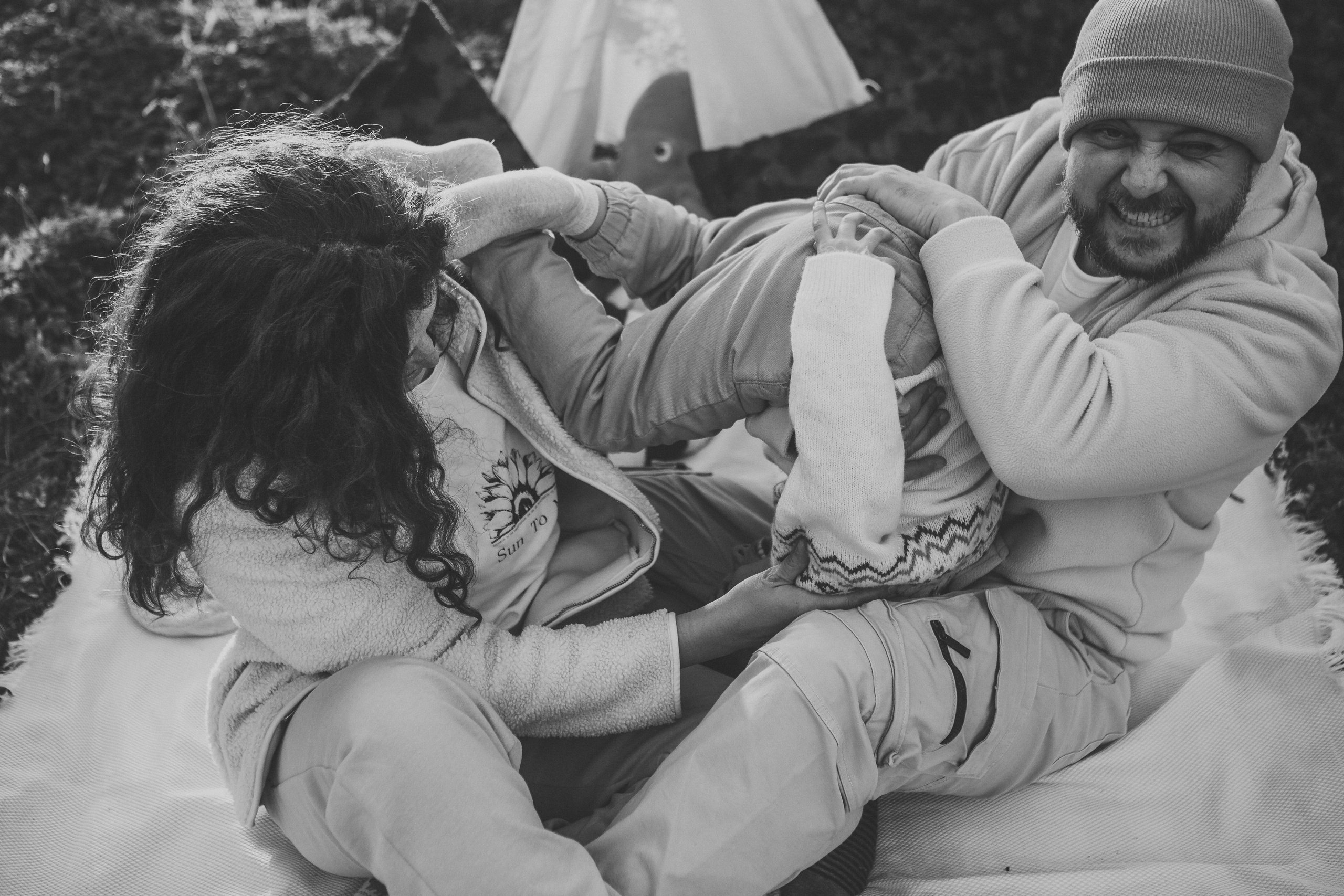 Anton + Nastya & Kirill. Portrait, family and pet photographer in Cyprus, Ksenia Bourdelle