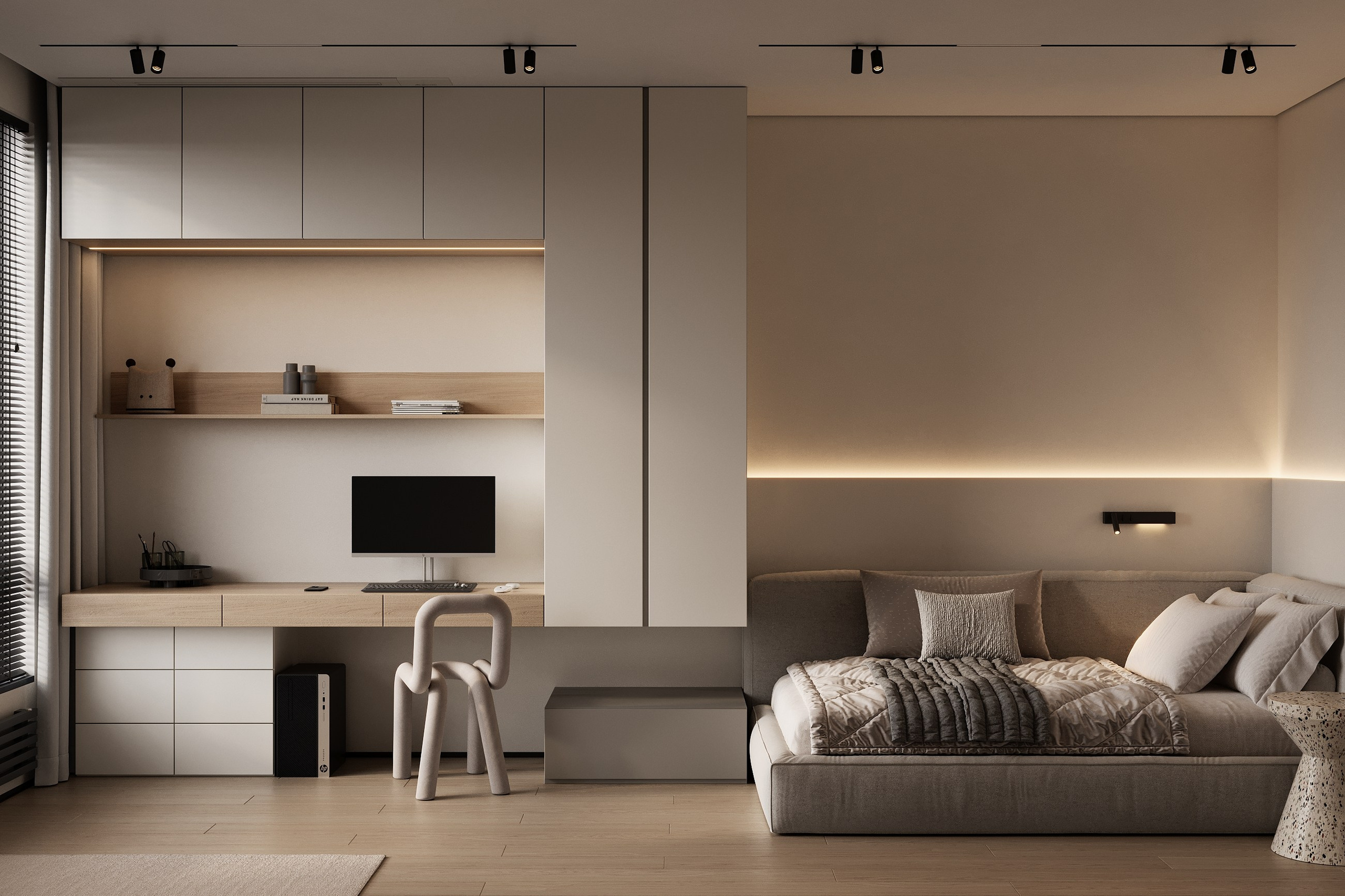 ЖК «Черная Речка». Визуализация дизайна интерьера