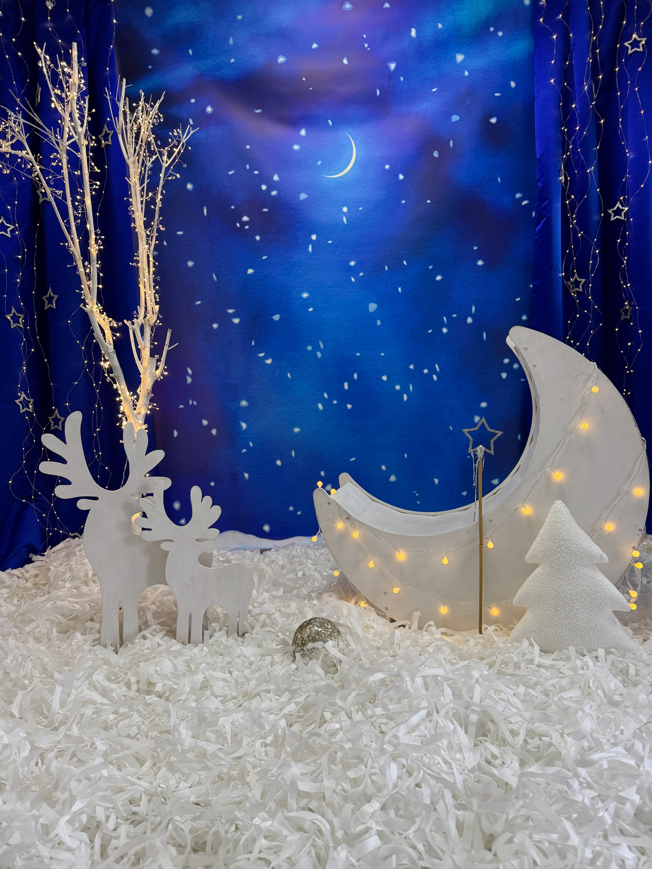 Зимняя сказка фото зона. Фотостудия