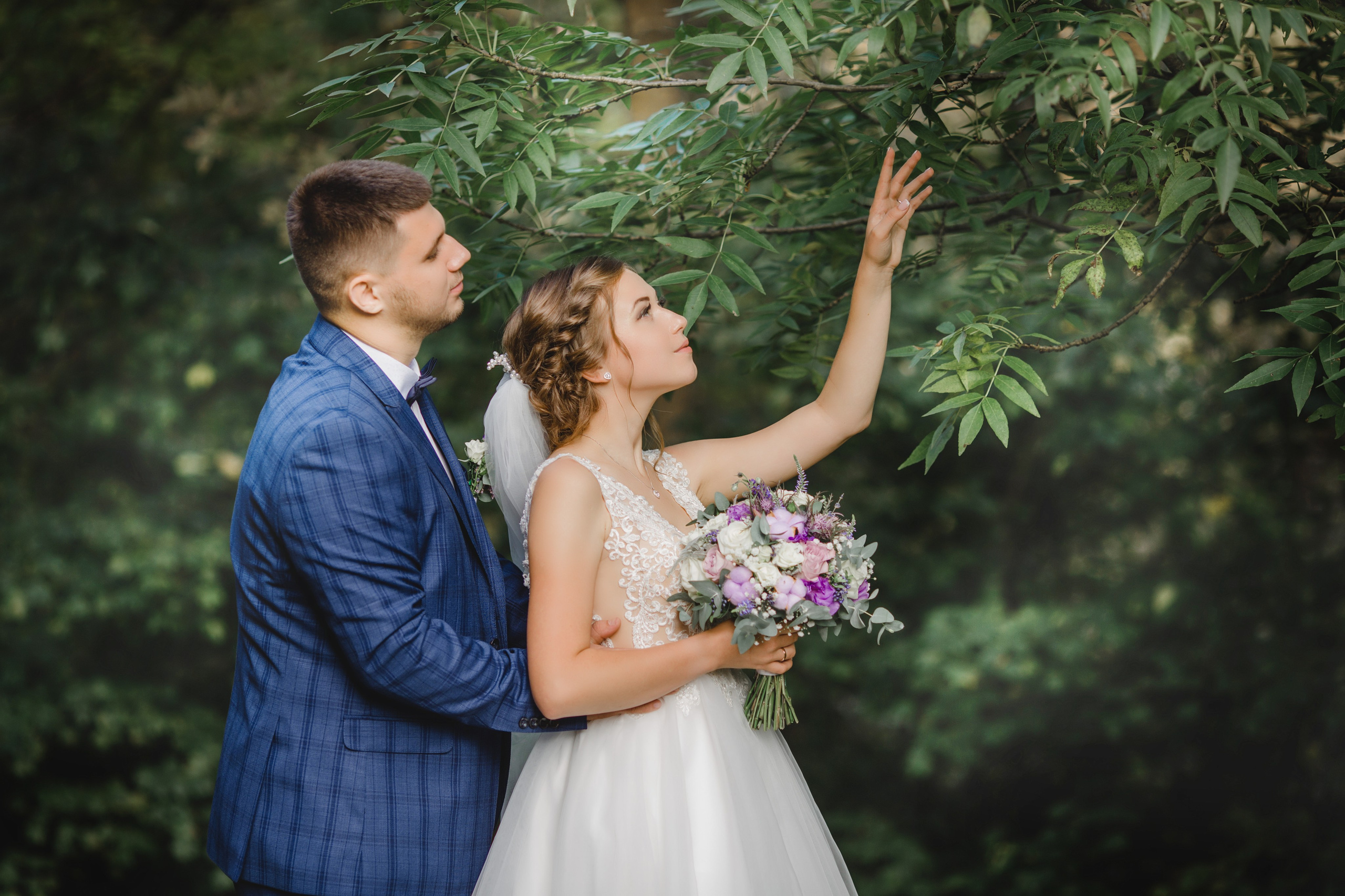 Свадьба в лесу. Свадебный и семейный фотограф в Краснодаре