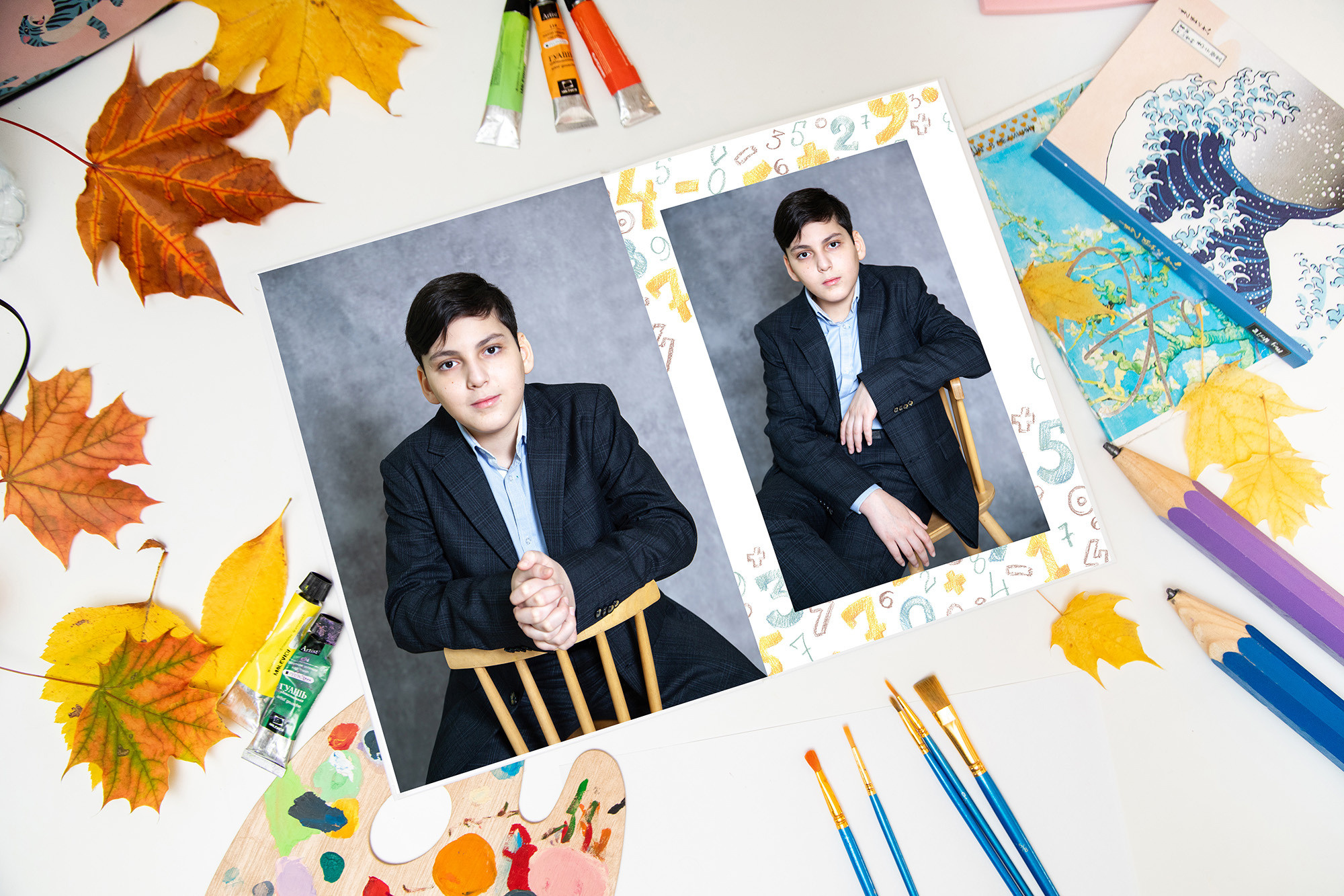 Начальные индивидуальные. Школьный и семейный фотограф в Москве Фоломкина Ксения