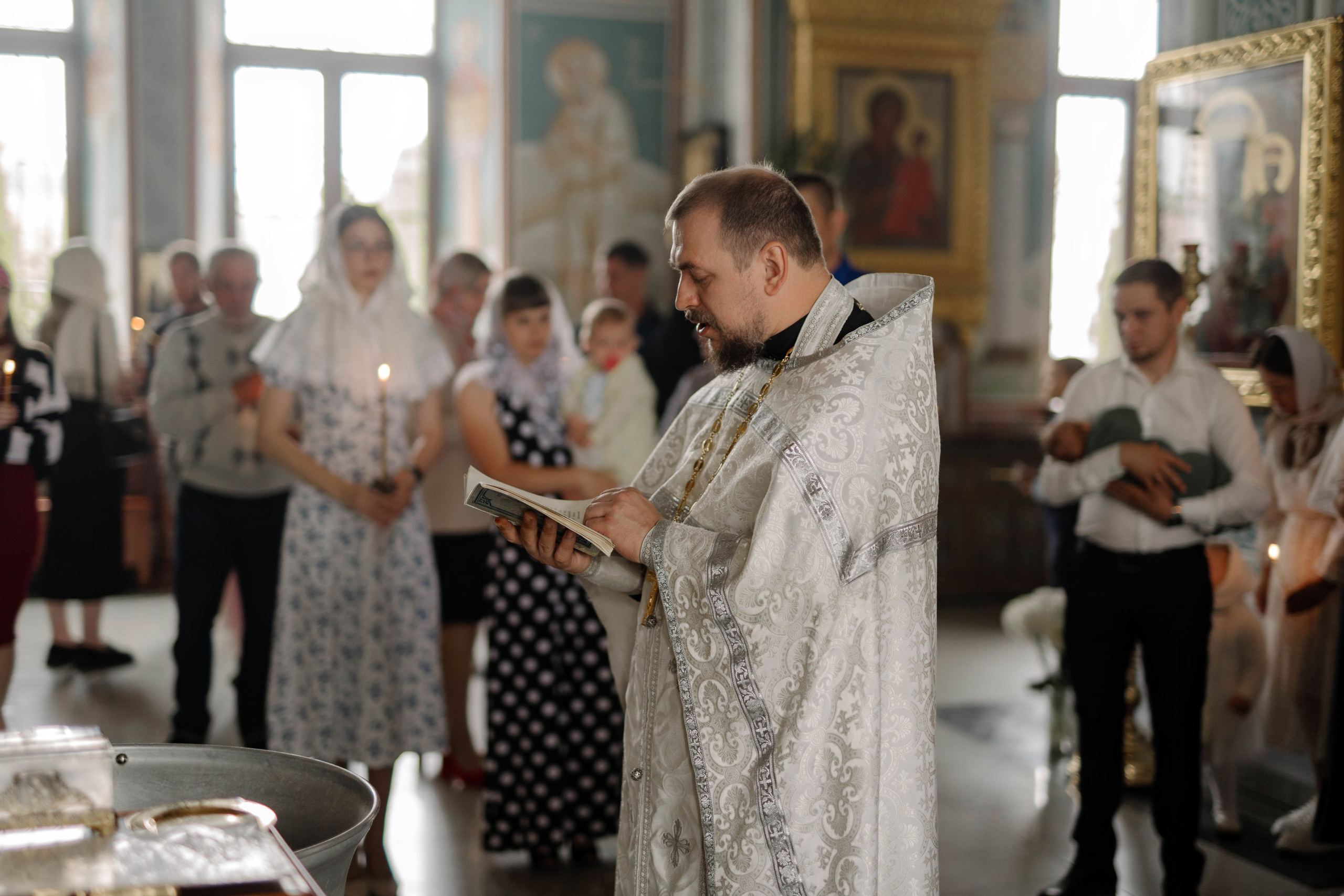 Крещение Мирона. Свадебный и семейный фотограф в Калуге Анна Киреева