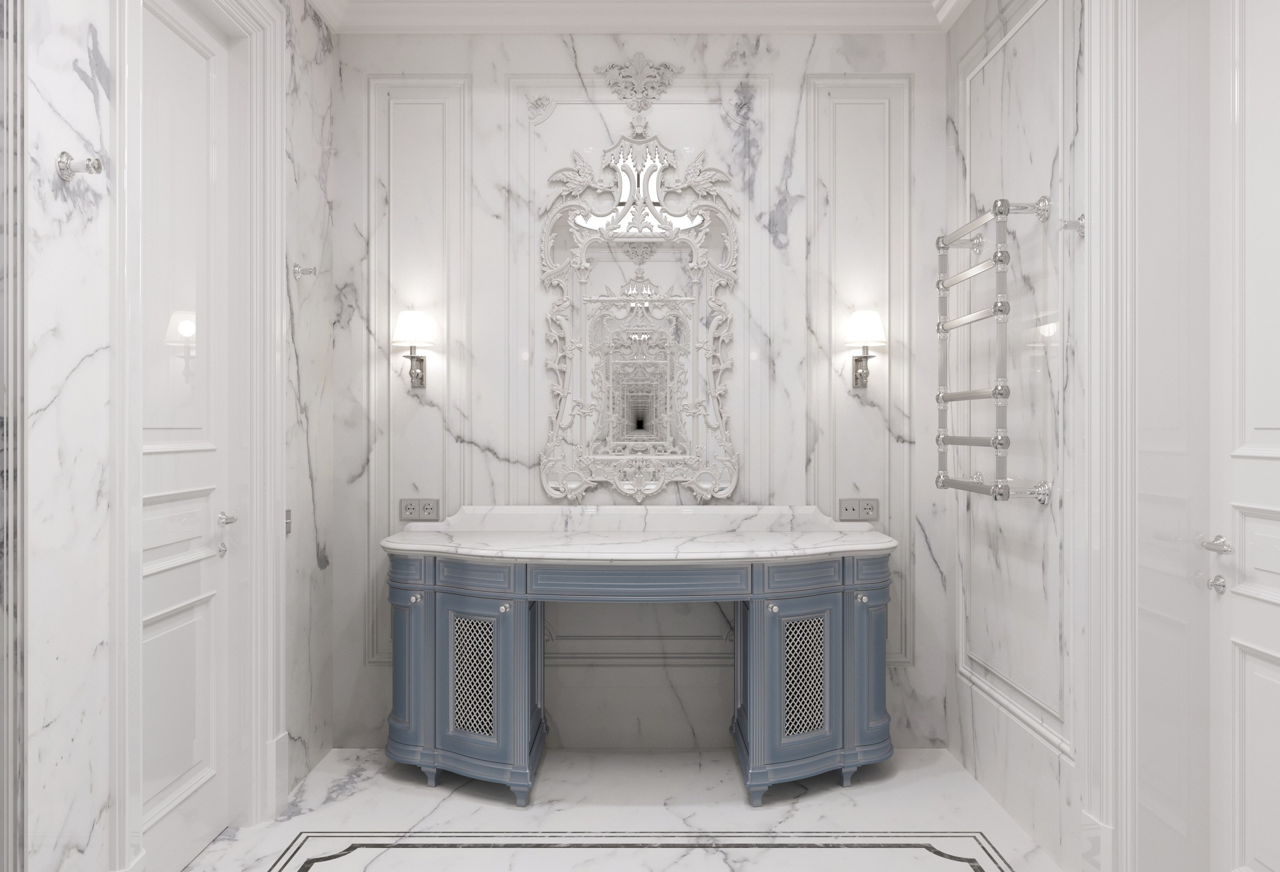 Тумба под раковину. Студия дизайна интерьера RISE DESIGN STUDIO