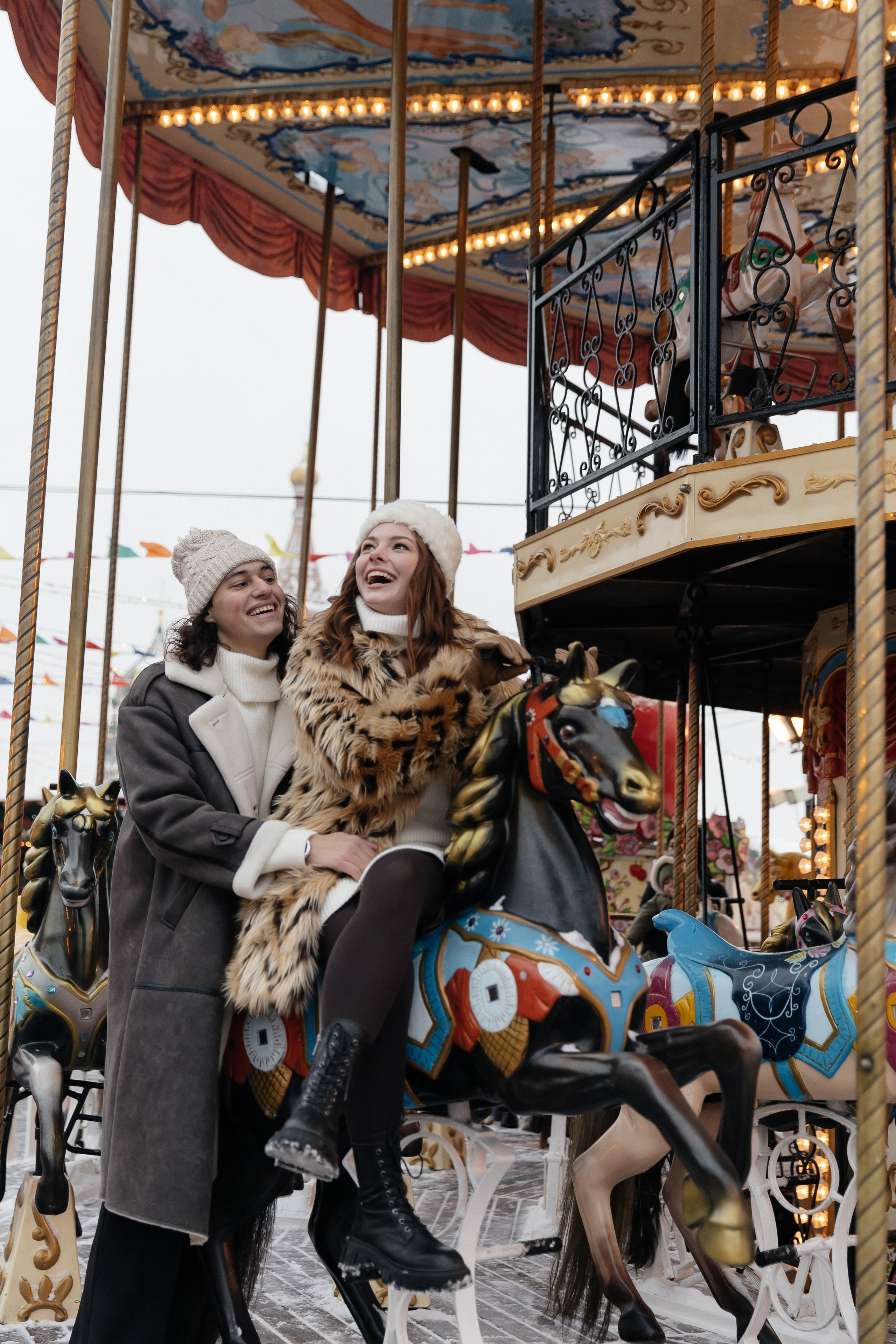 Зимняя история любви. Фотограф индивидуальных женских портретов и LOVEstory в Москве