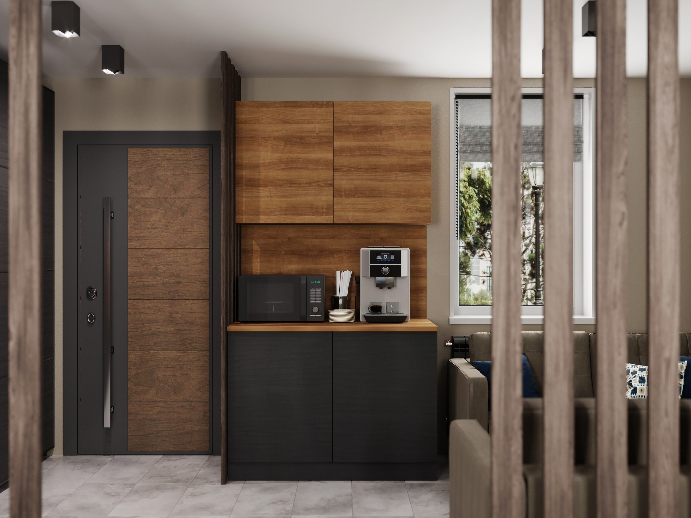 Визуализация офиса 29 m². Заказать 3d визуализацию интерьеров — Дарья Веденёва