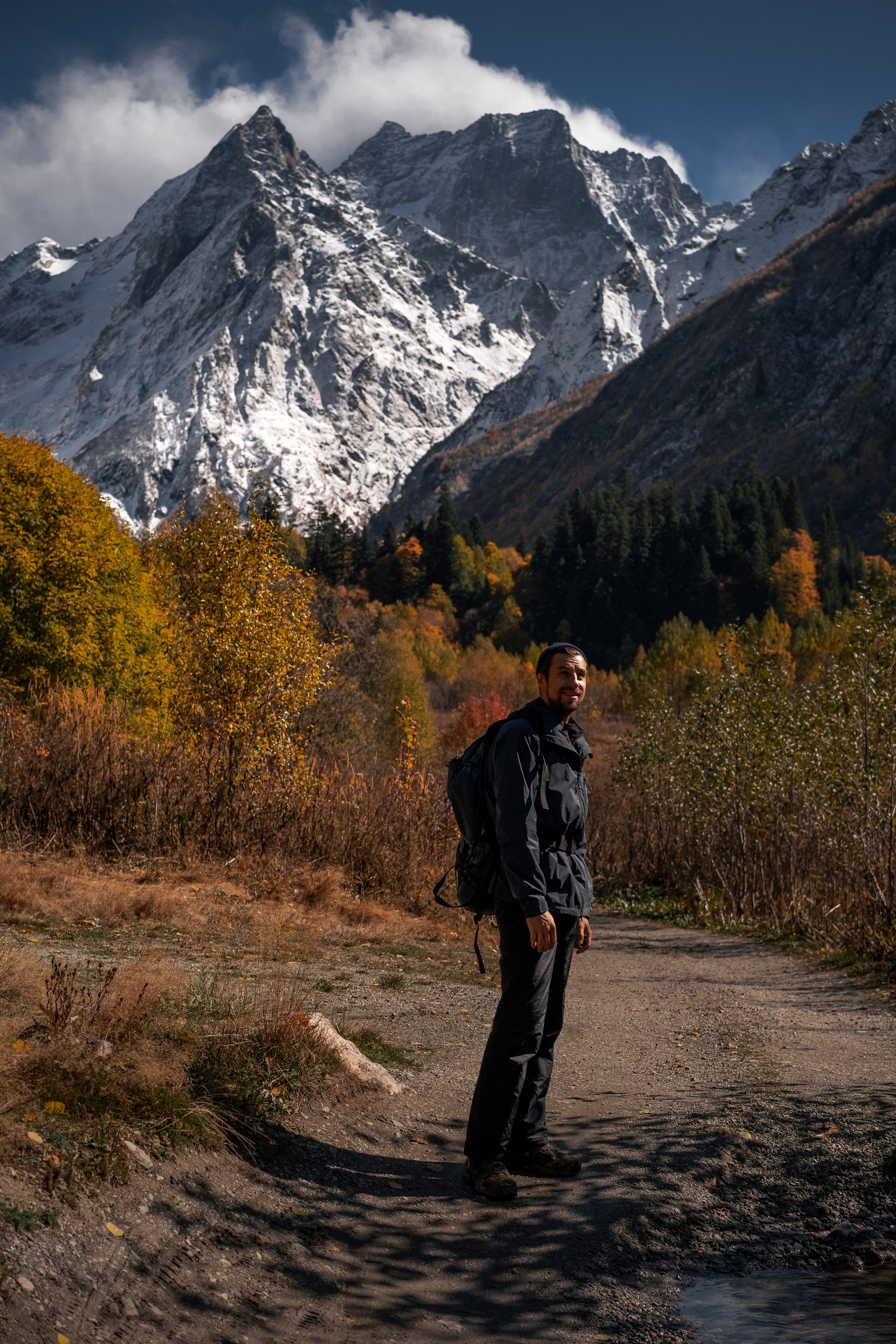 Маршрут вдоль реки Домбай-Ульген