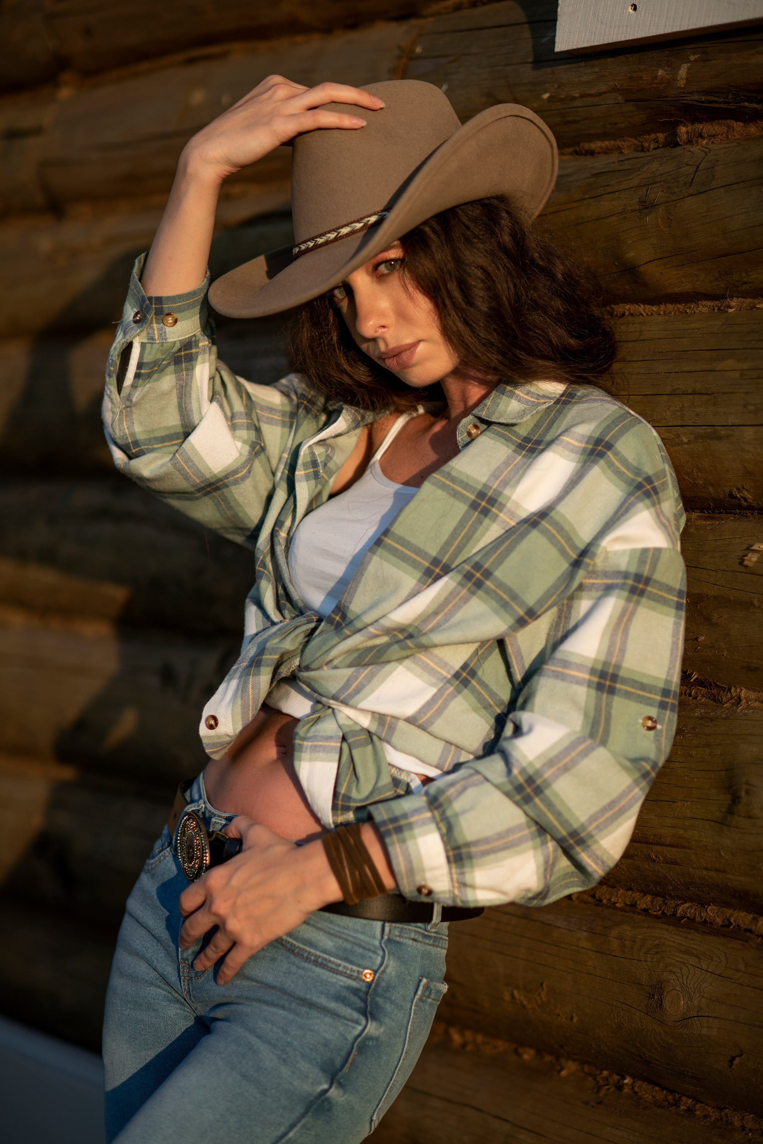 Фотосессия девушка ковбой. Фотограф Андрей Солод. Арзамас