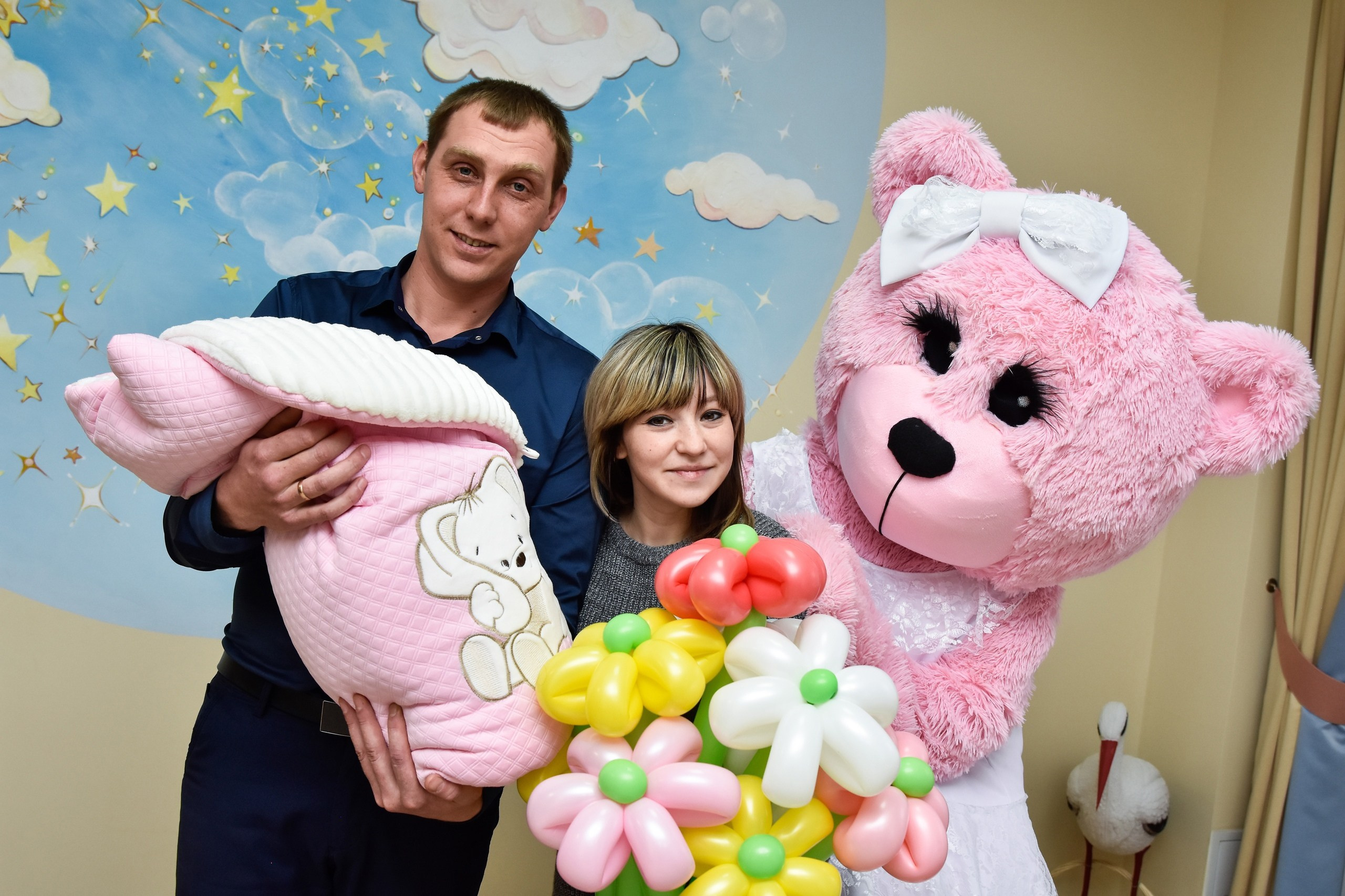 Фотосессия выписки из роддома в Самаре