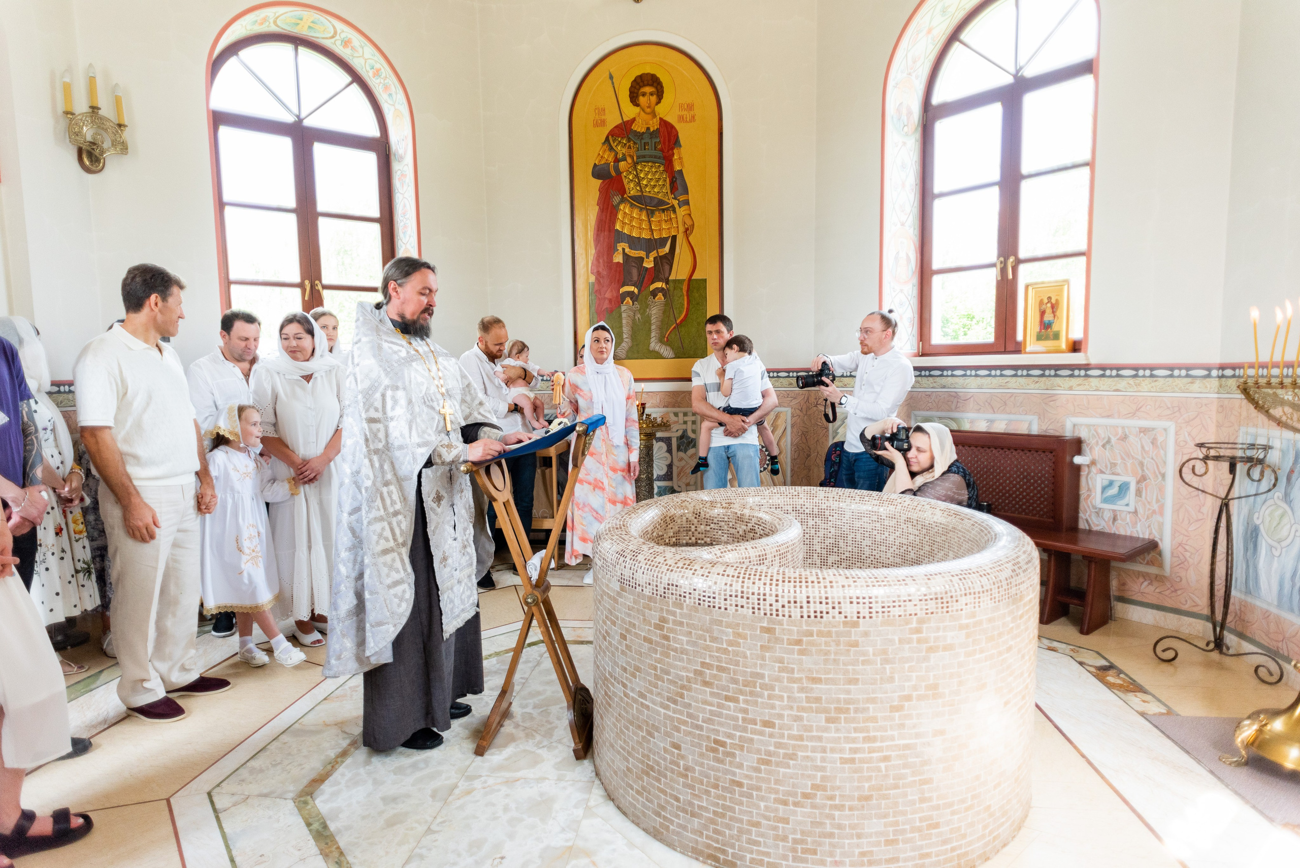 Крещение Ники. Фотограф Юлия Попова