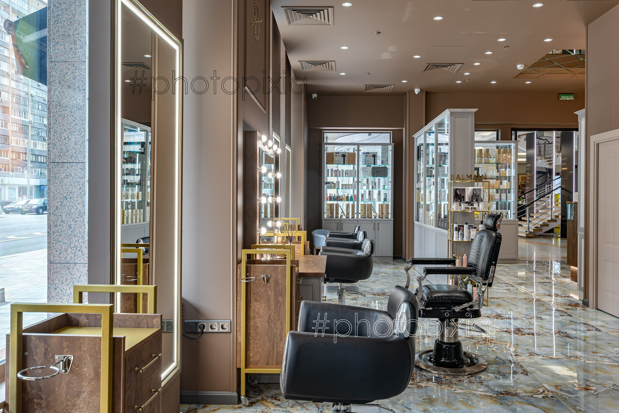Интерьерная съёмка салона красоты DAVIANI для сайта и рекламы. Интерьерная съёмка и виртуальные туры — Интерьерный фотограф Кузнецов Сергей (photopixiq)