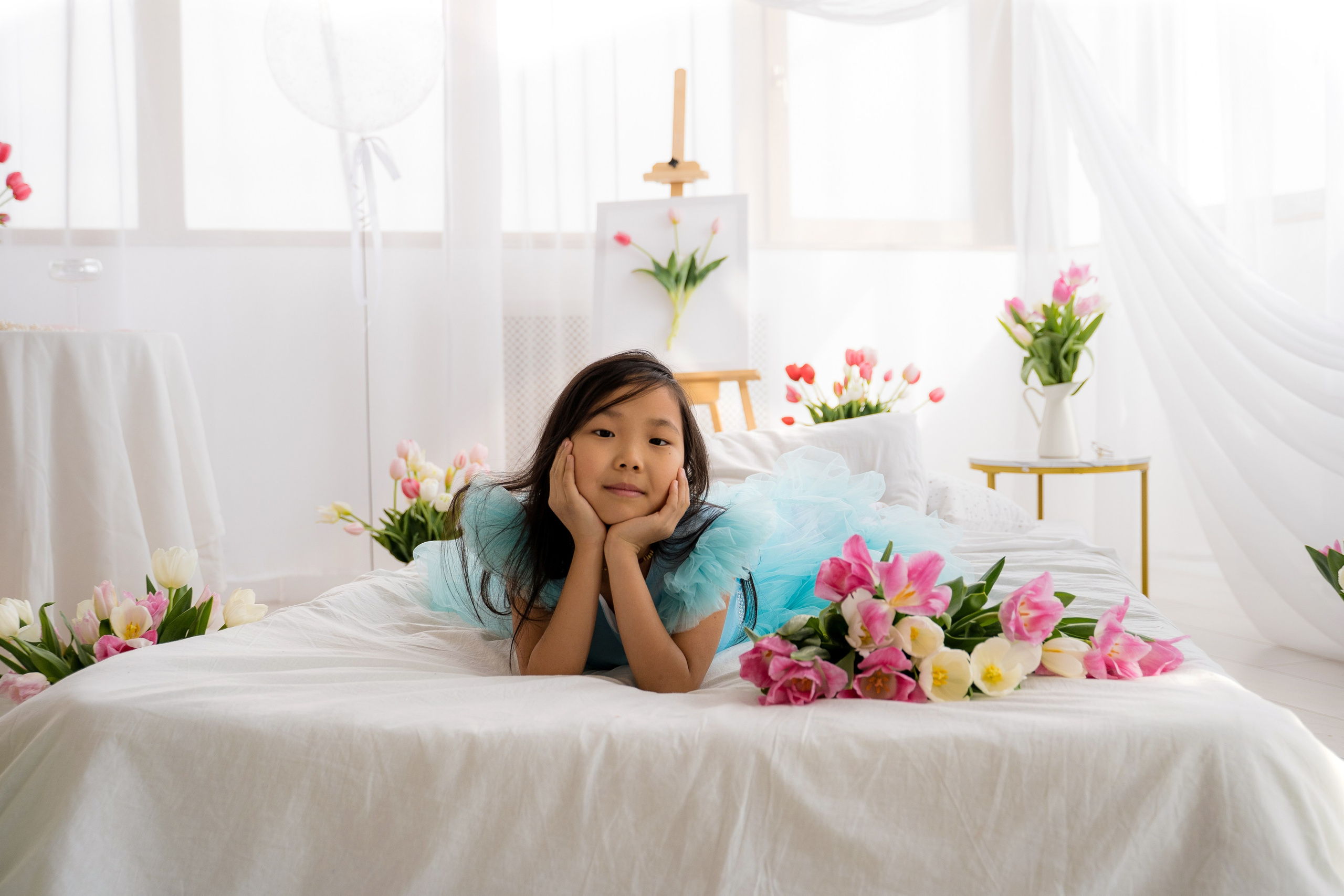 Тюльпановое настроение. Фотостудия Малина в городе Улан-Удэ. Фотограф Ирина Жарникова