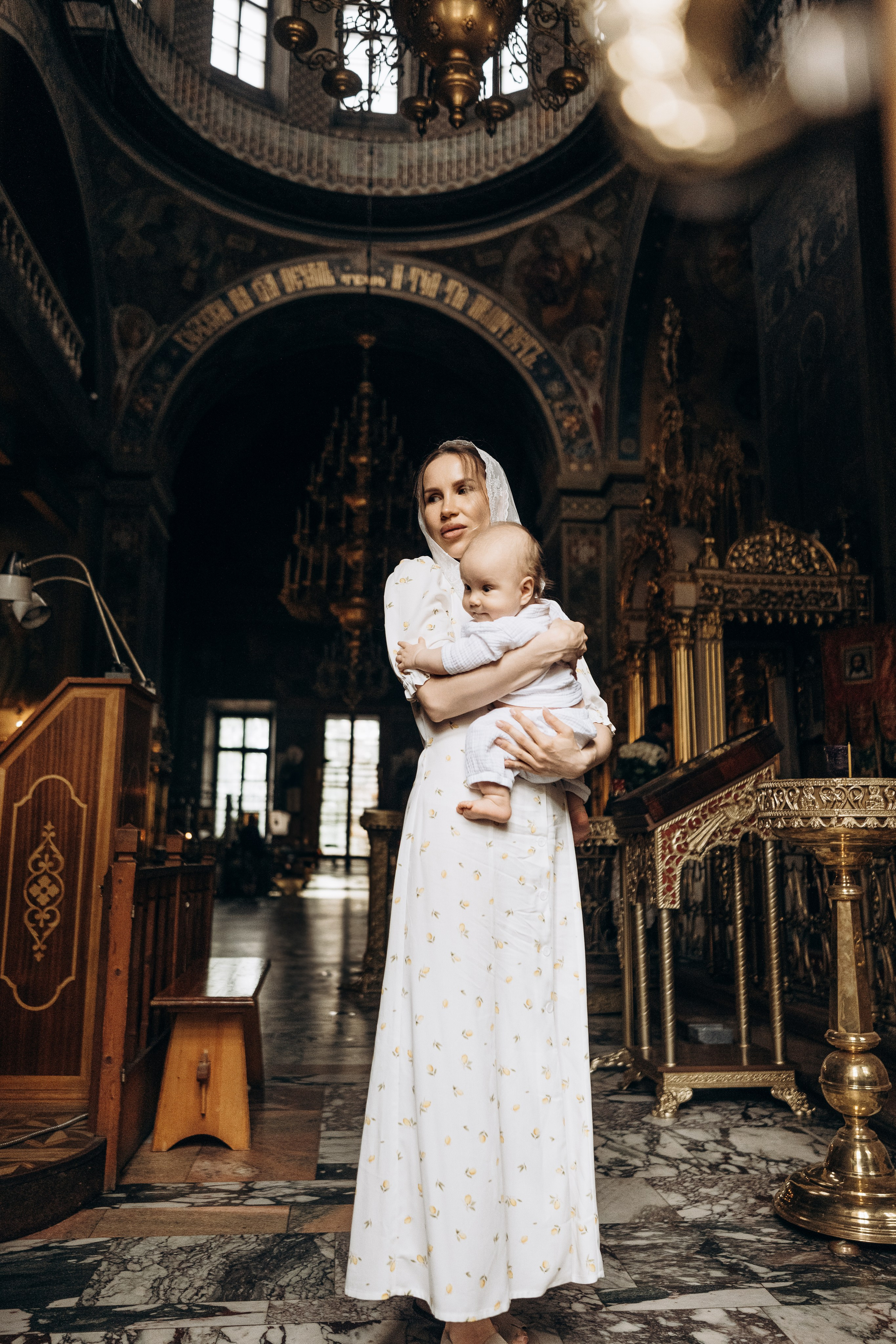 Крещение в Даниловском монастыре. Фотограф Светлана Мерзлякова