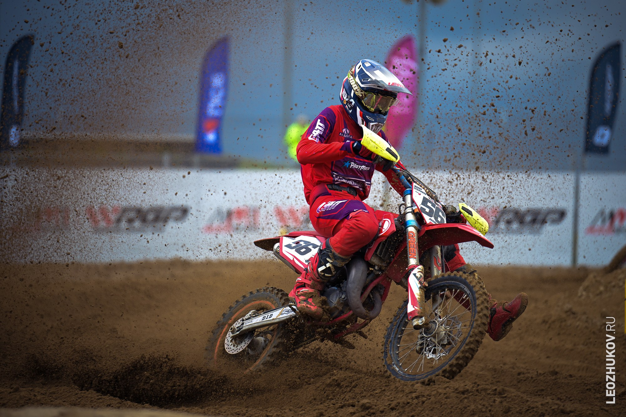 1 round of ММТ RGP russian motocross championships. Sports photographer Leonid Zhukov