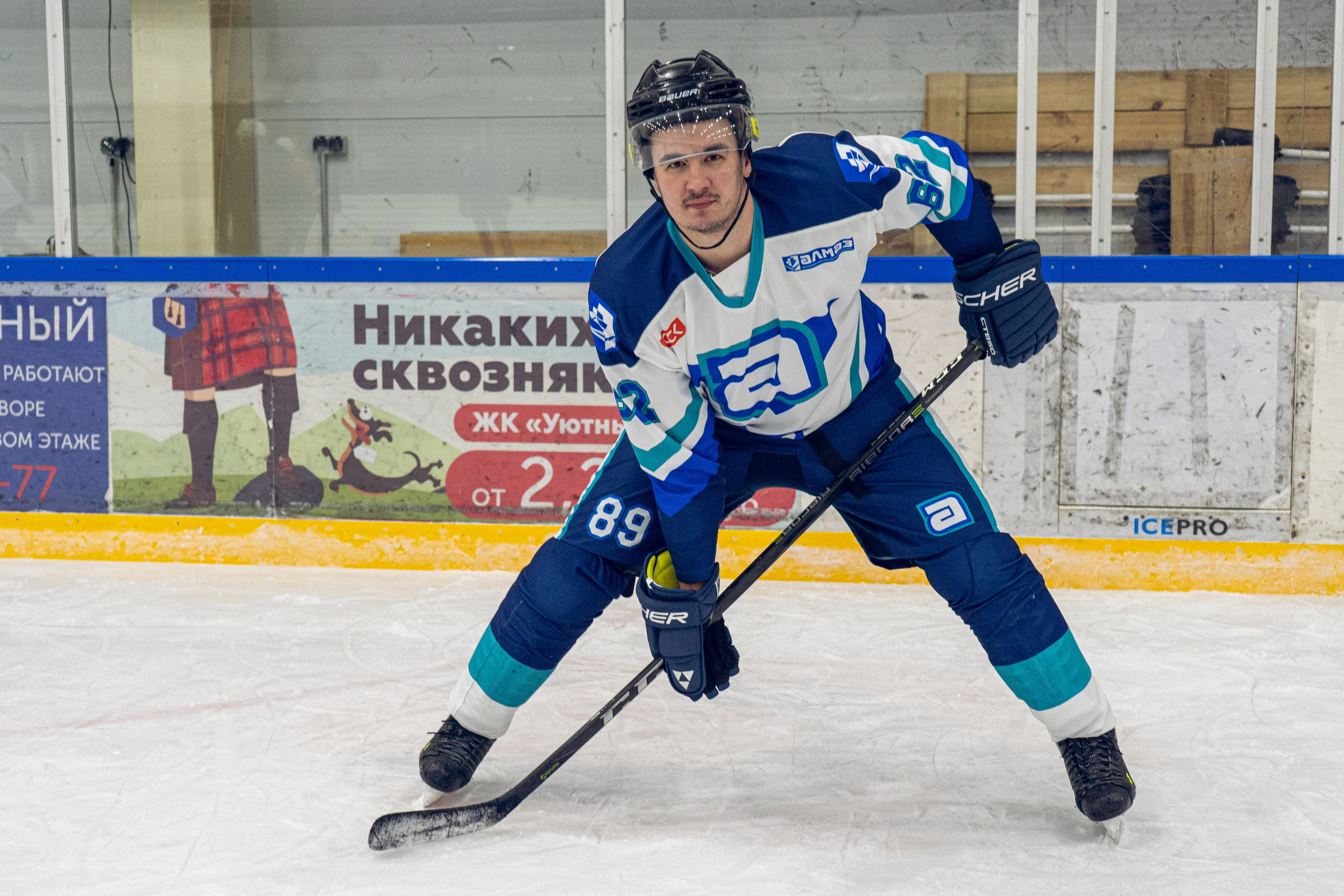 Тренировка по хоккею «ЦМКБ «Алмаз»