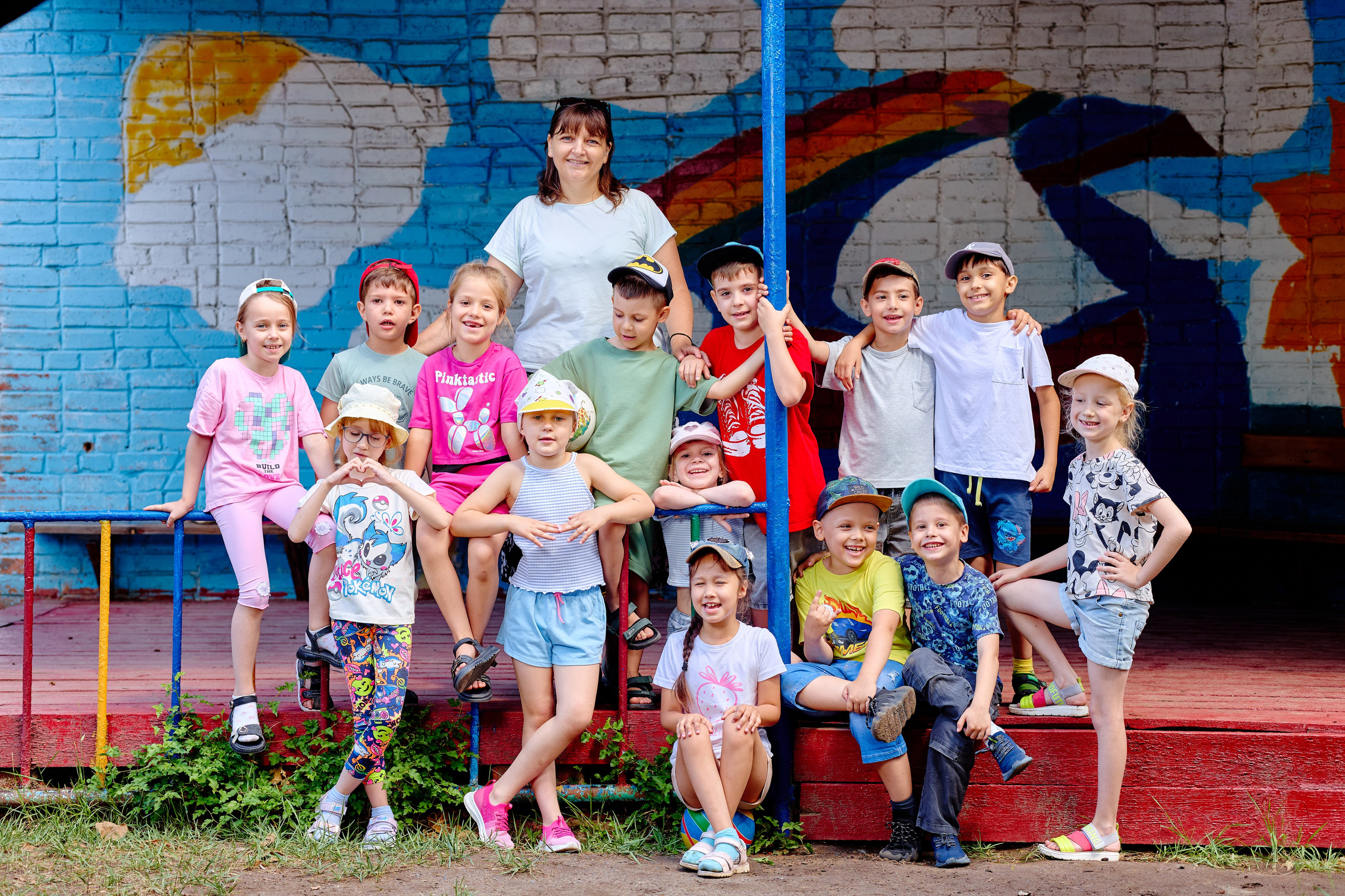 Пример летней съемки в детском саду № 92 Старшая группа Радуга. Фотограф Выпускные альбомы Таганрог Сергей Коробченко