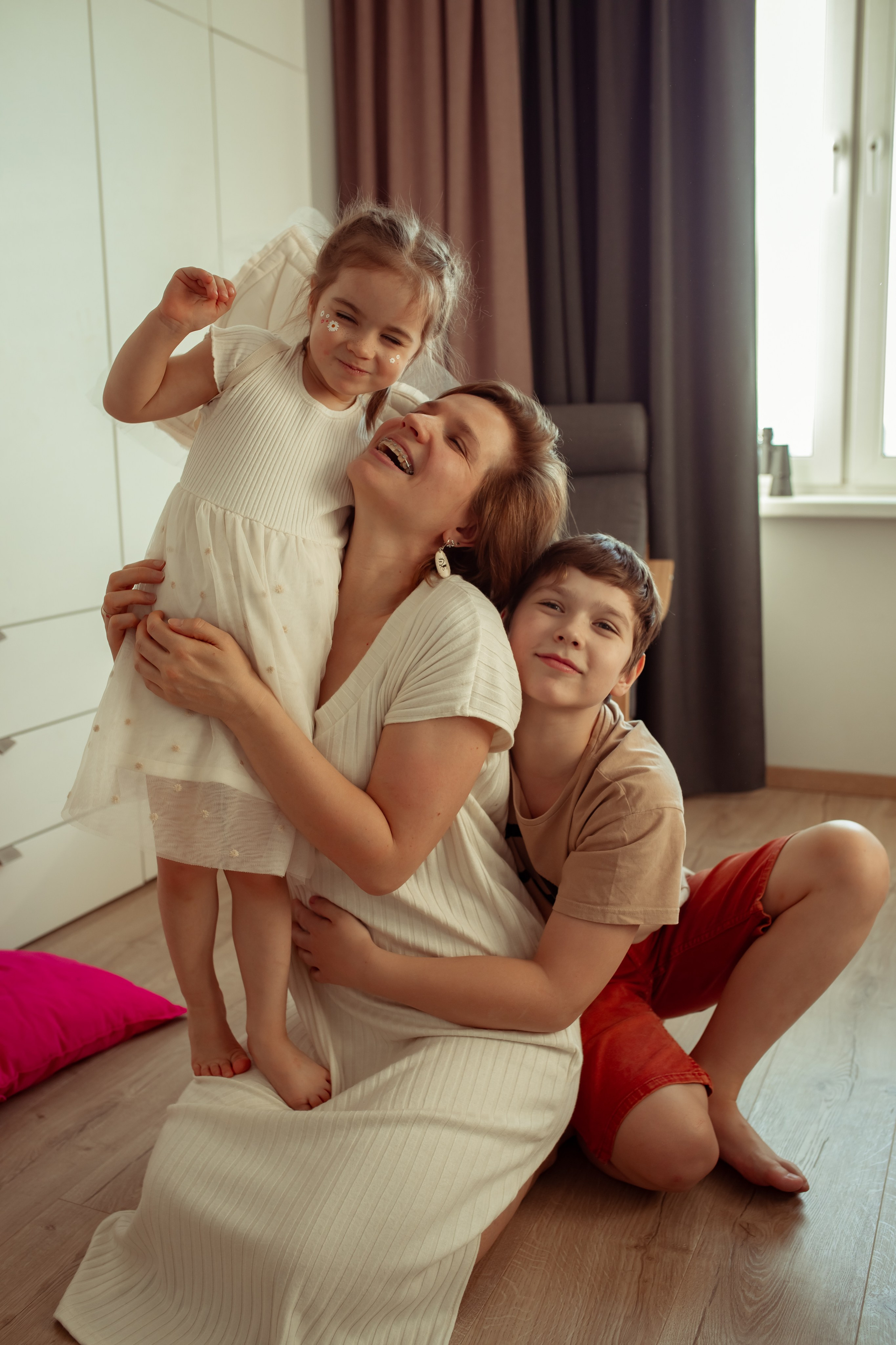 Александра, Максим, Евгений и Ксюша. Семейный и детский фотограф в Москве Дорогова Екатерина