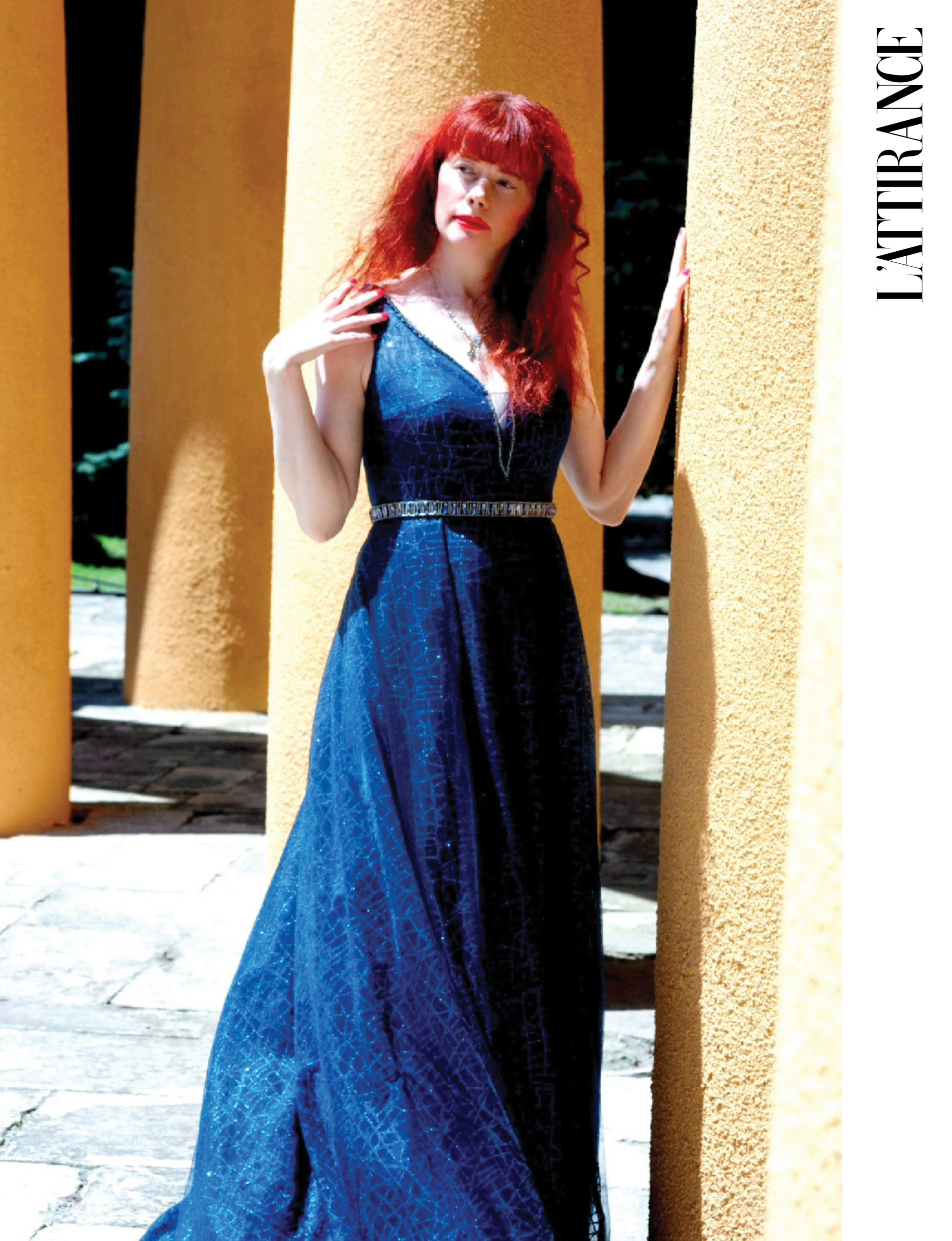 Model L'ATTIRANCE, Frаnce, elitе fashion magazine. Светлана Фатьянова