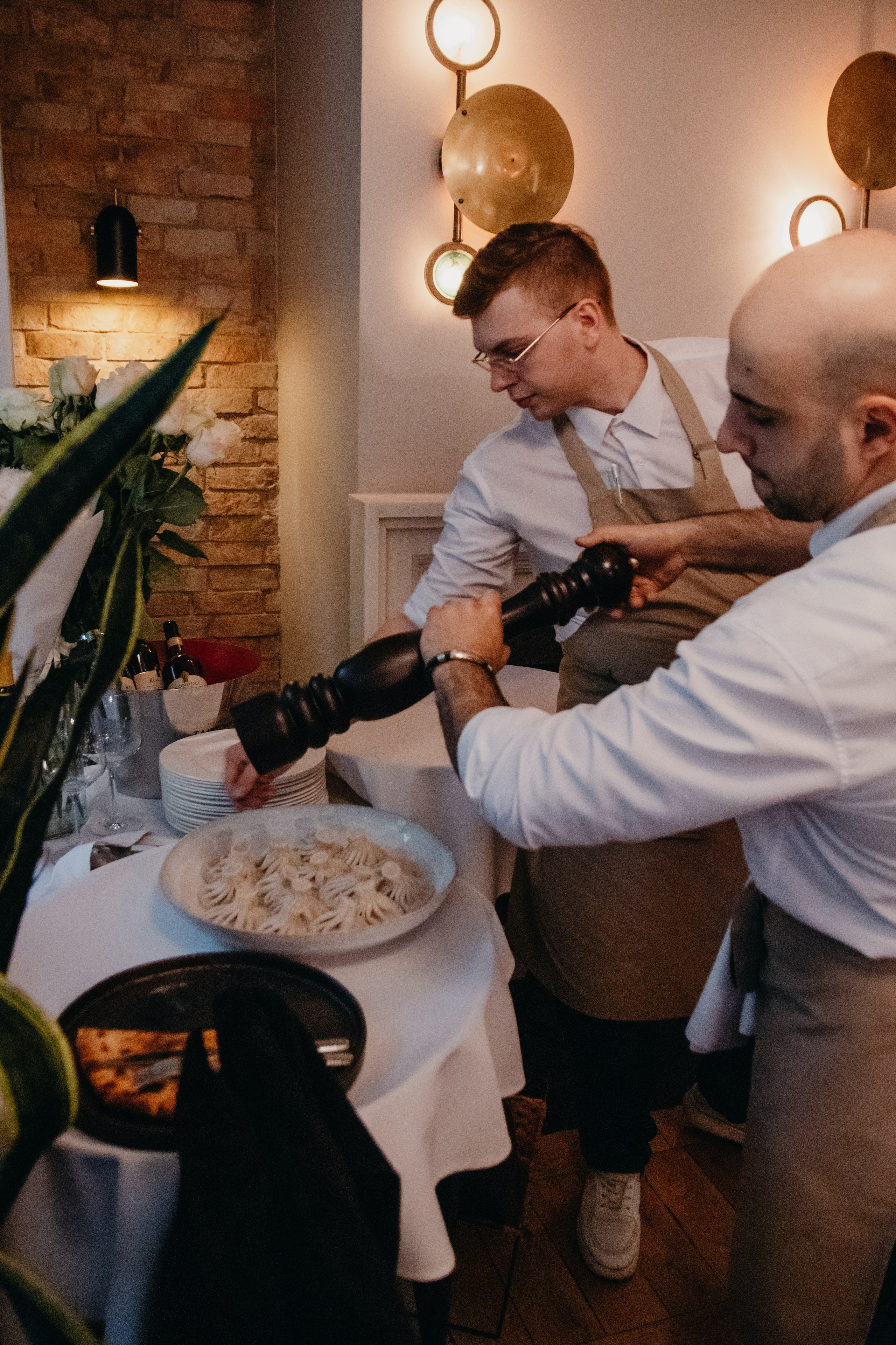 Свадебный ужин. Семейный фотограф в Москве