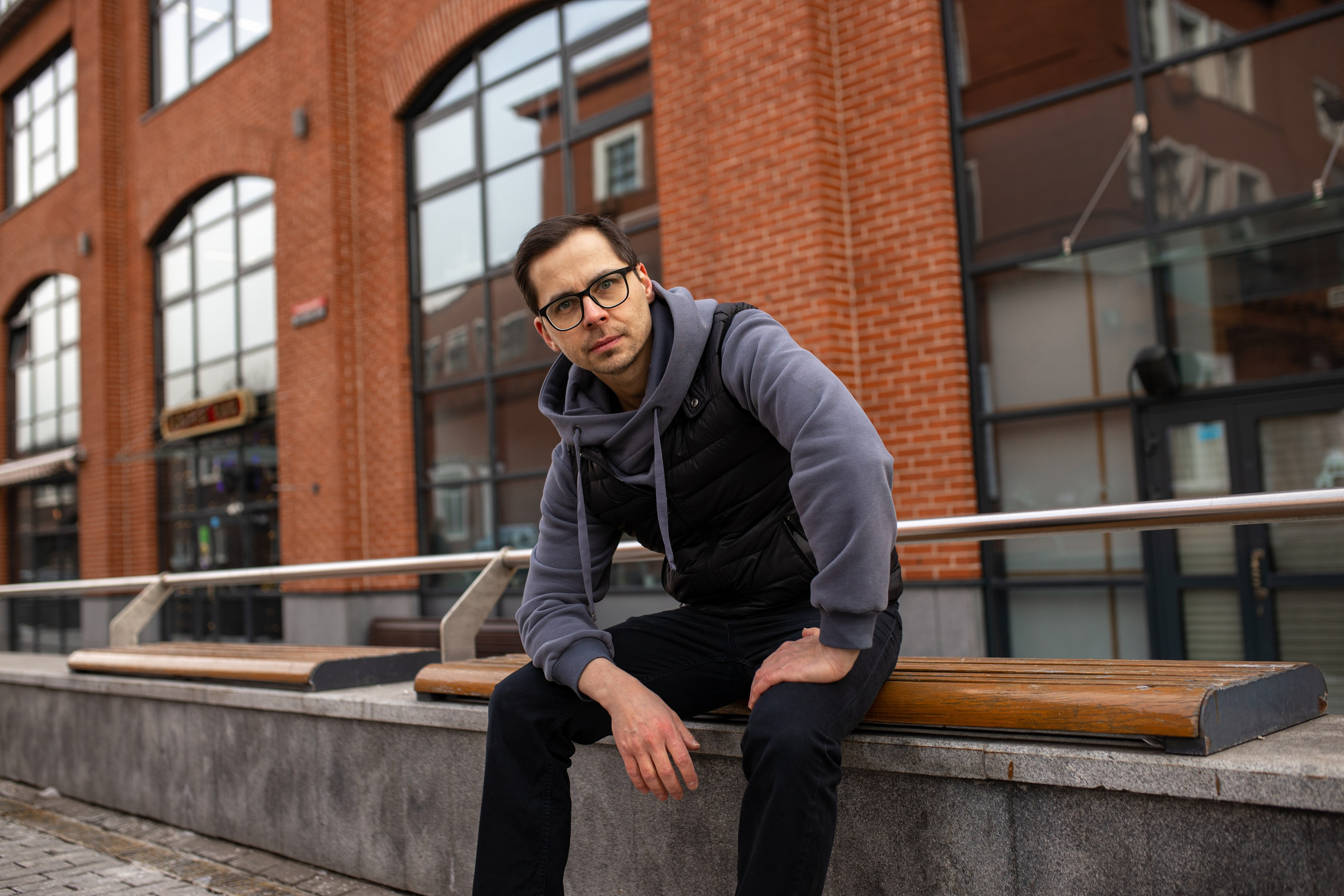 Мужской портрет. Коворкинг и стрит. Фотограф Москва