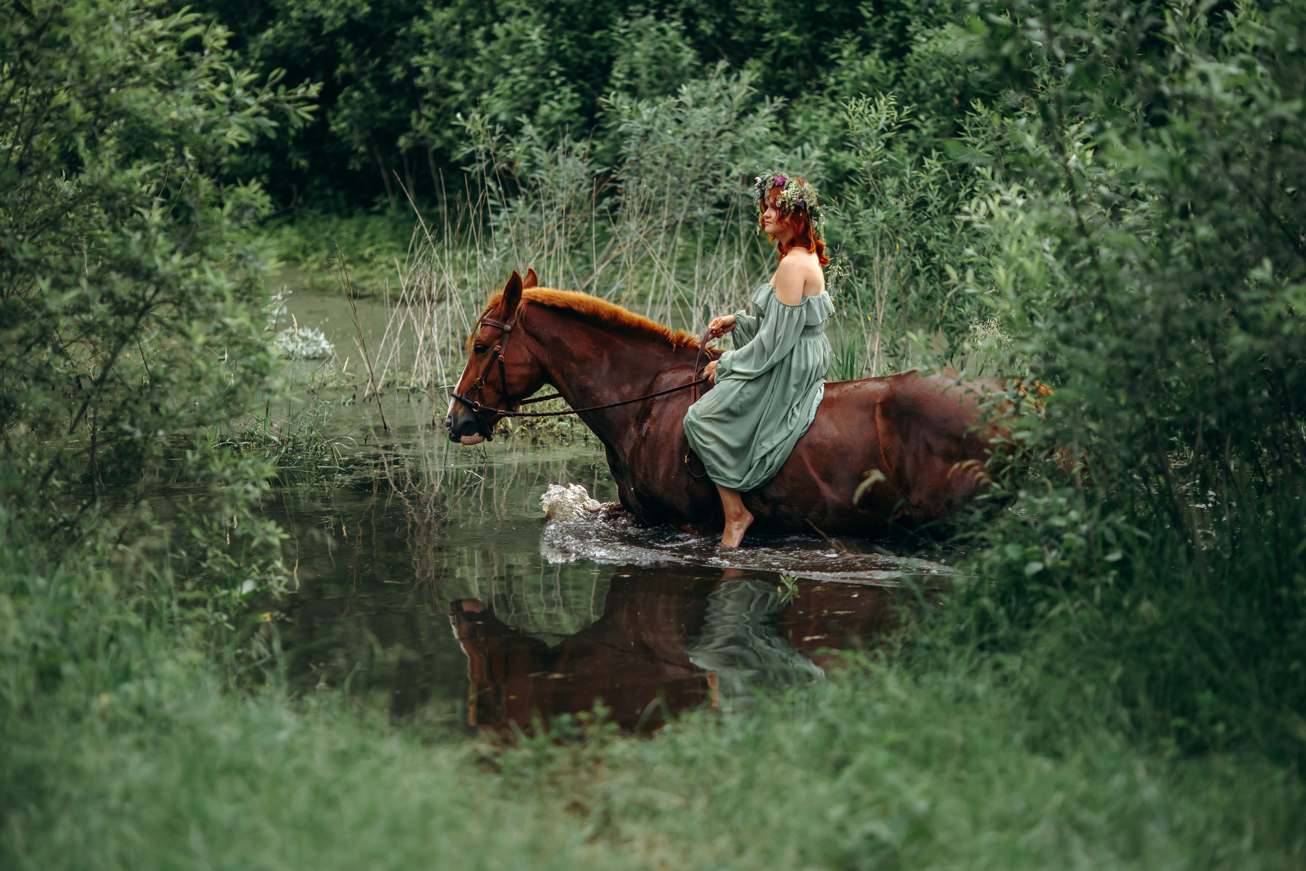 Ивана Купала 2026. Анна Молчанова конный фотограф в Тюмени | фотосессии с лошадьми Тюмень