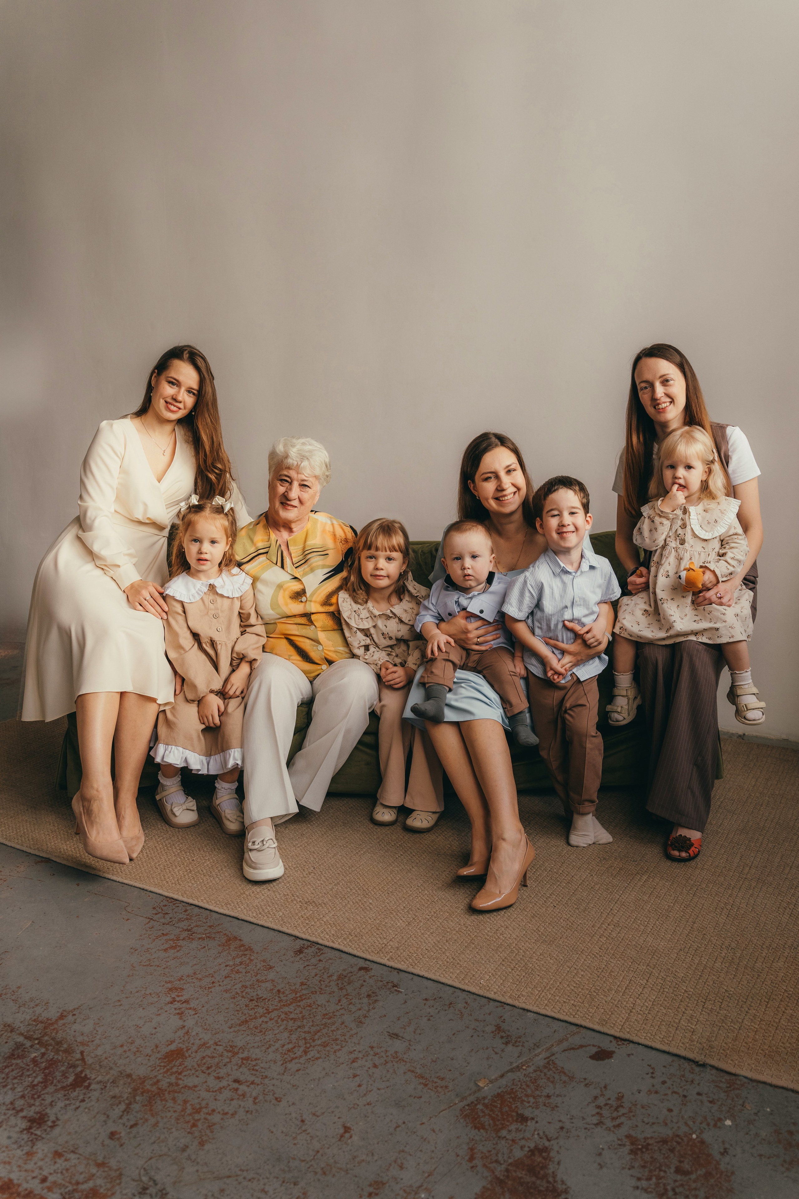 Большая семья. Семейный фотограф • Домашние съемки в Нижнем Новгороде