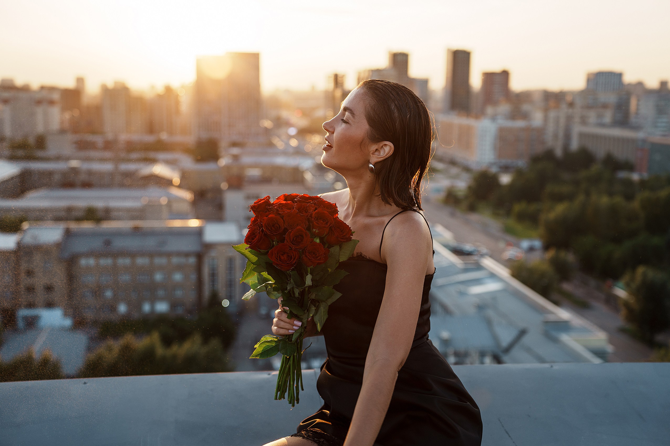 Фотосессия на Крыше Новосибирск. Фотограф Дарья Едапина Новосибирск