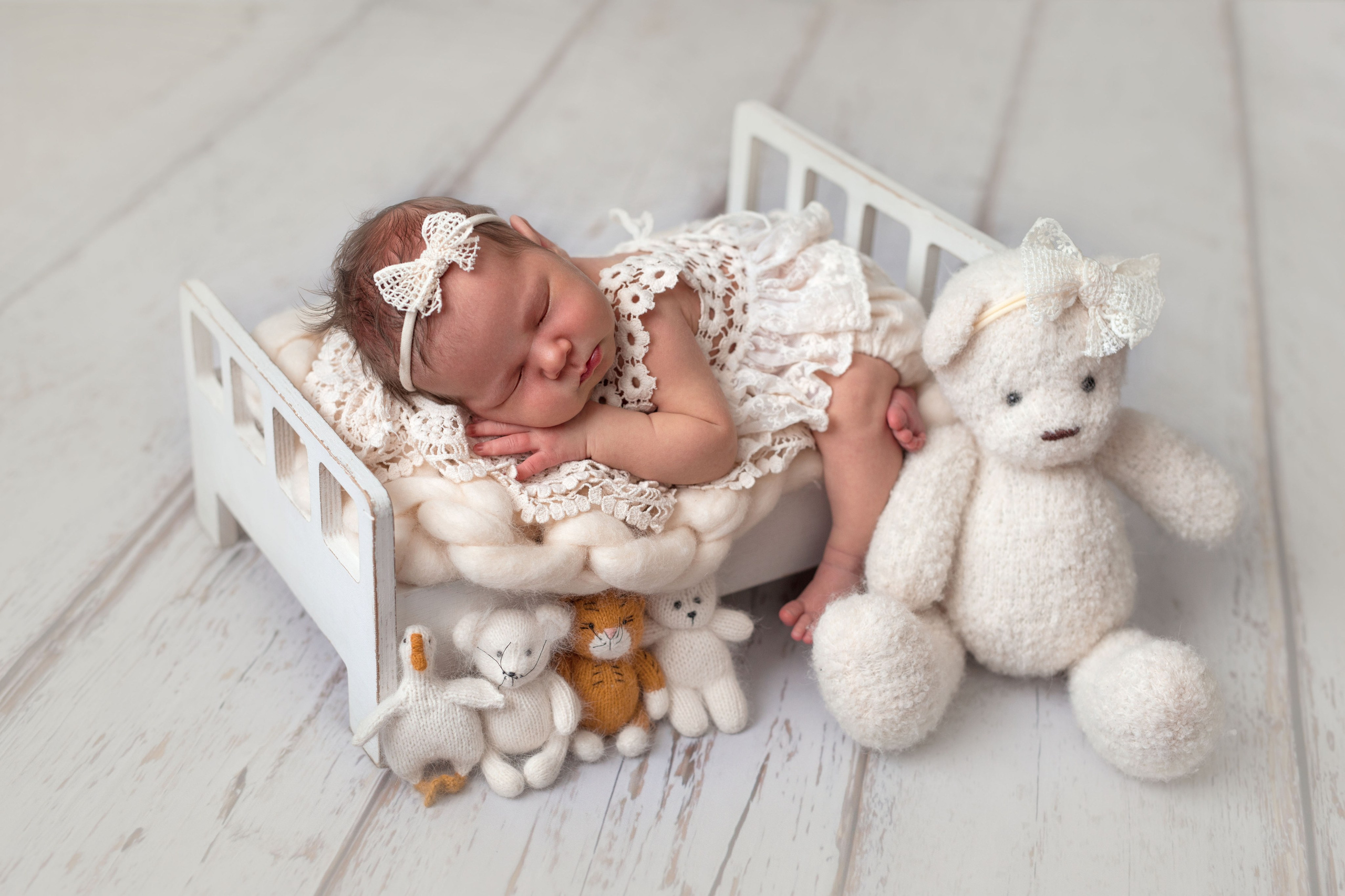 Newborn ДЕВОЧКИ. Фотограф новорожденных в Новосибирске