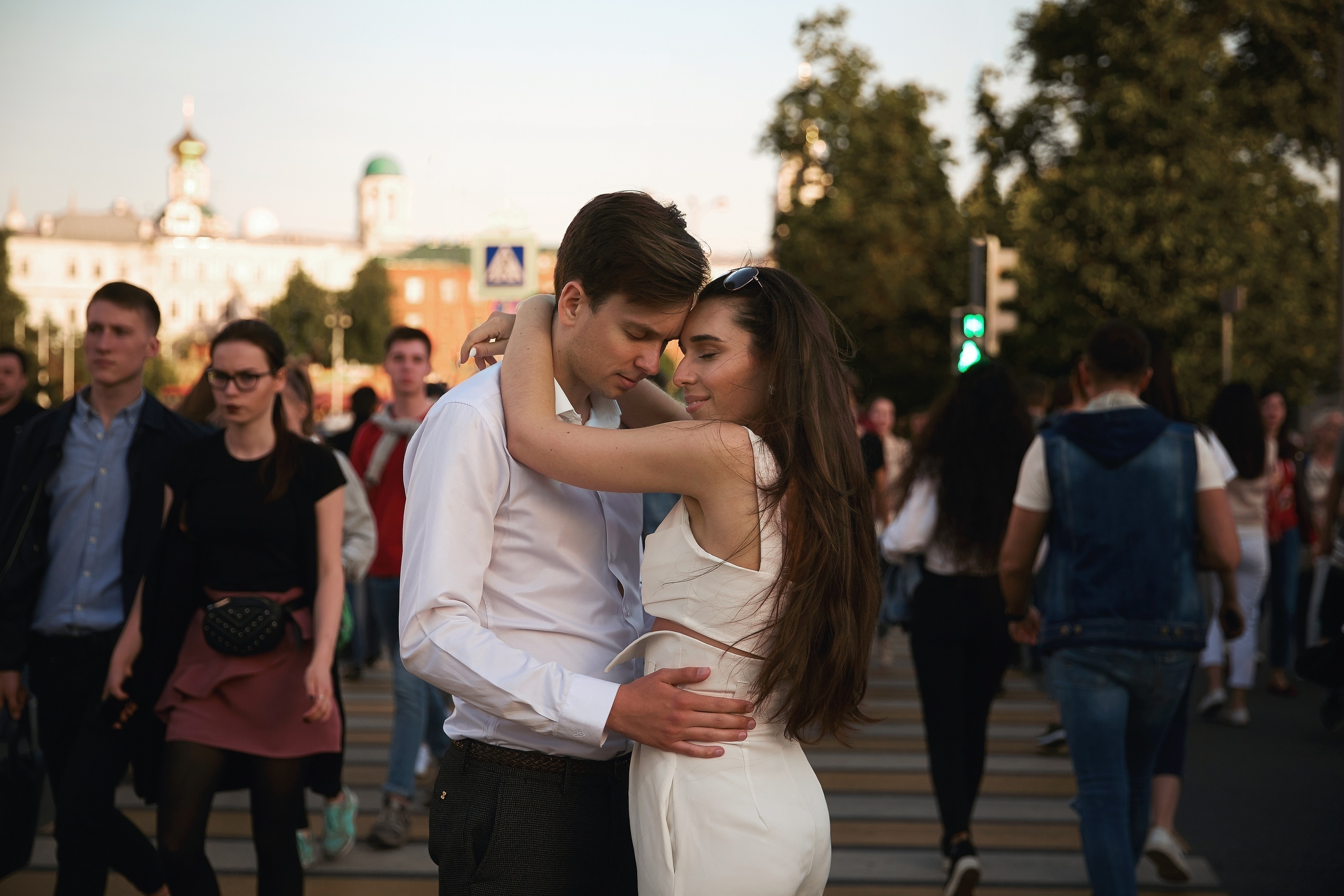 Фотосессия на центральных московских улочках. Свадебный и семейный фотограф Москва, Звенигород, Одинцово, Можайск,
