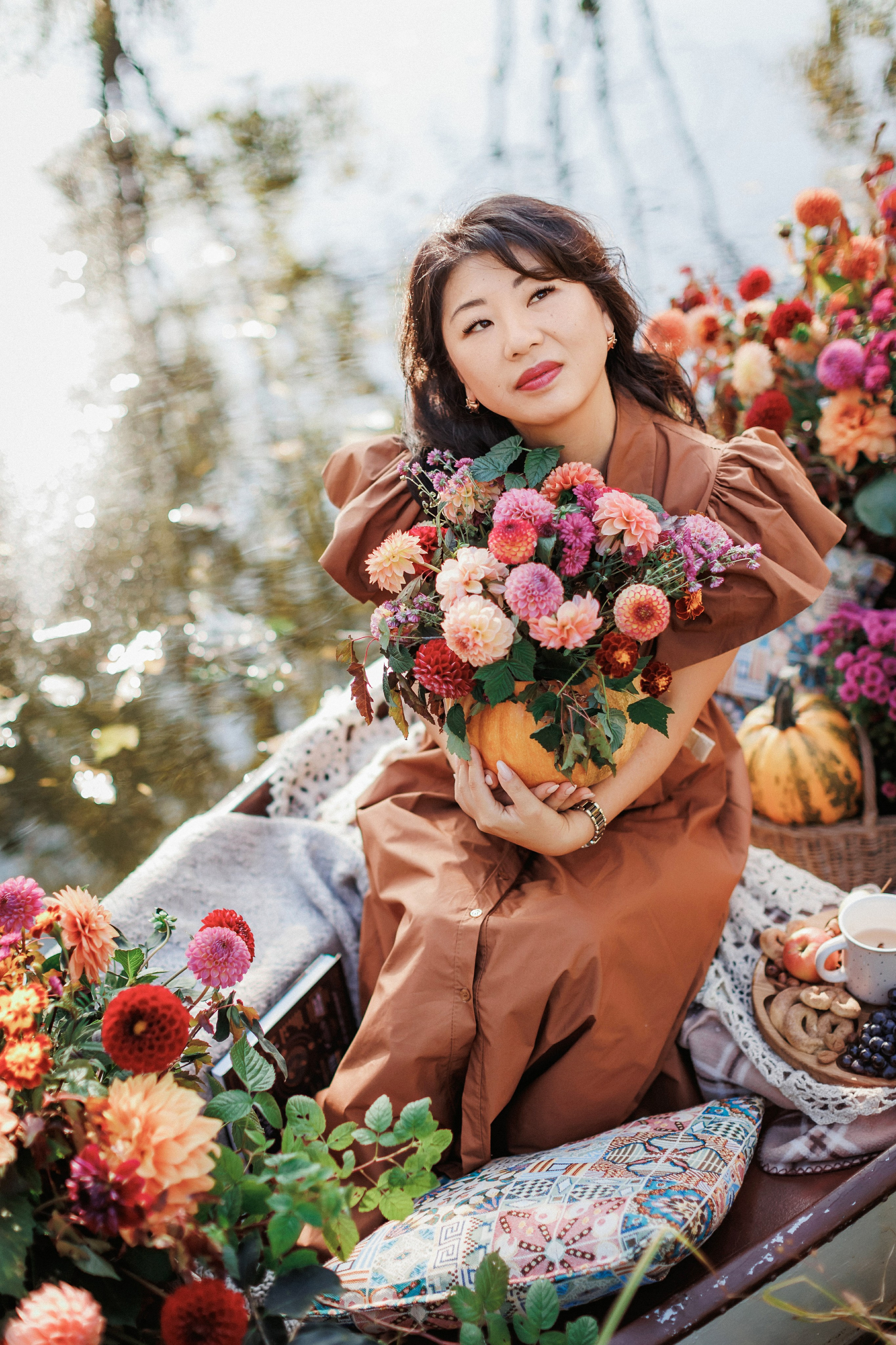 Фотопроект «Лодка в цветах». Свадебный, семейный и детский фотограф в городе Партизанск, Находка